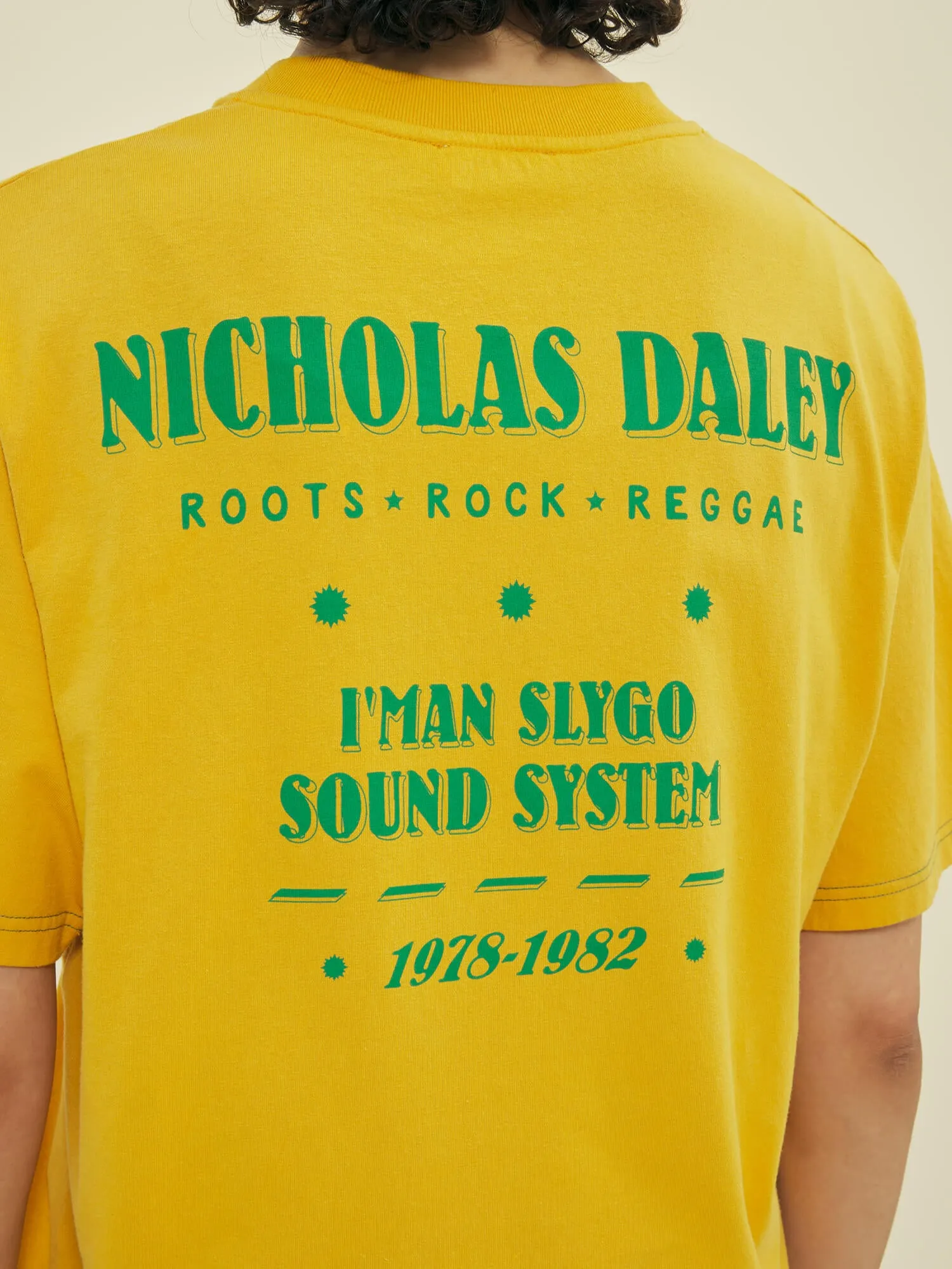 ROOTS ROCK REGGAE TEE - GOLD sold by Nicholas Daley product image thumbnail 2