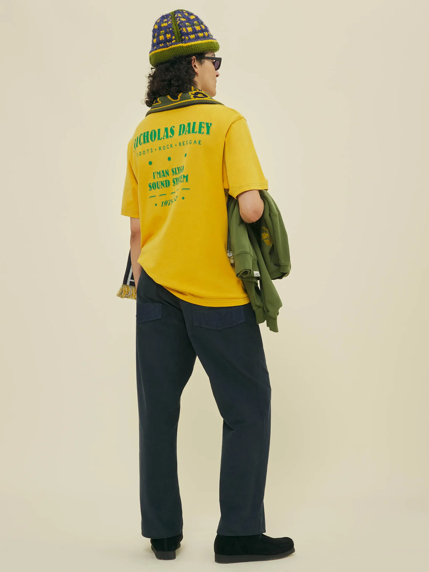 ROOTS ROCK REGGAE TEE - GOLD sold by Nicholas Daley product image thumbnail 4