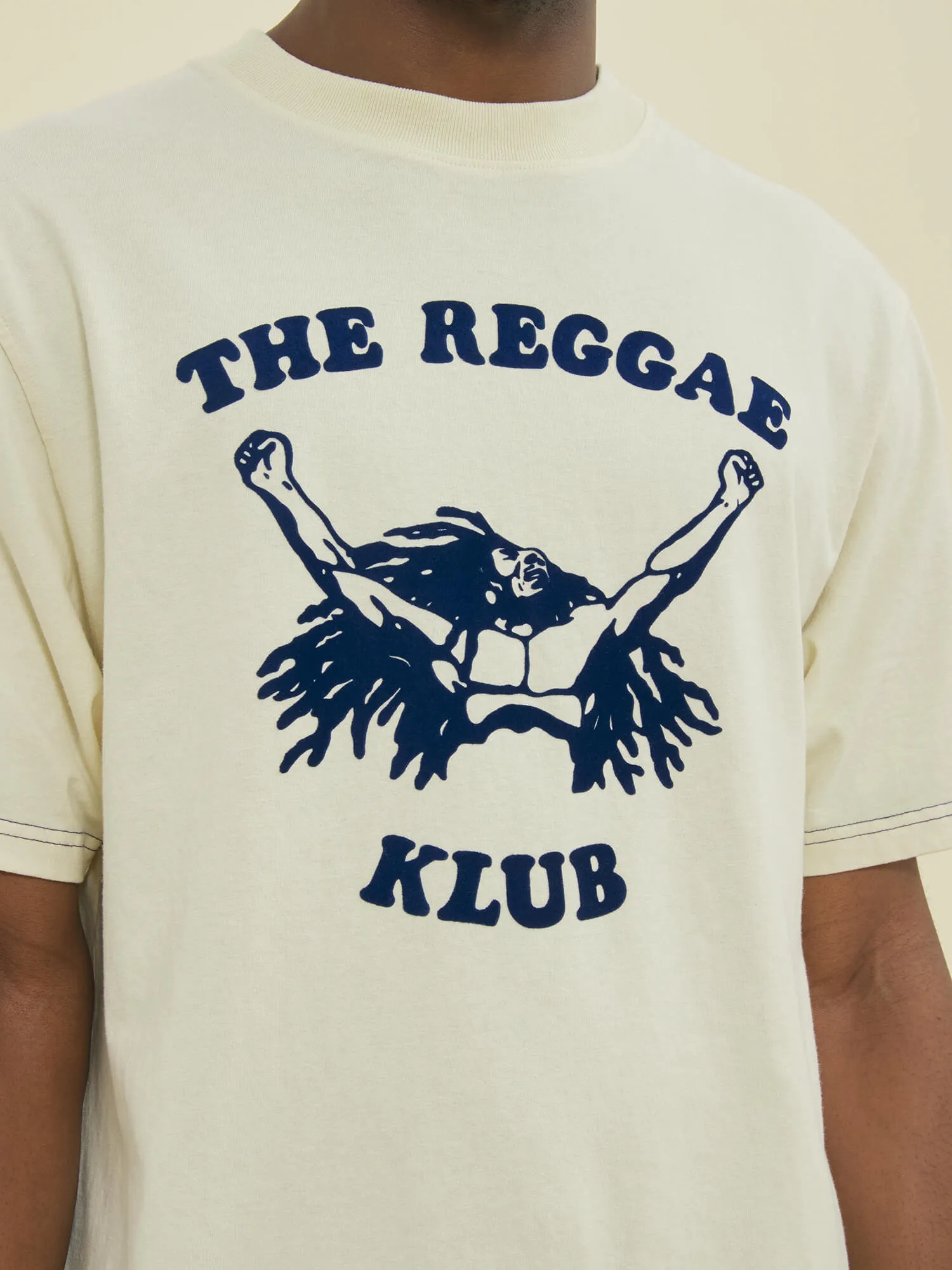 REGGAE KLUB TEE - RICE sold by Nicholas Daley product image thumbnail 3