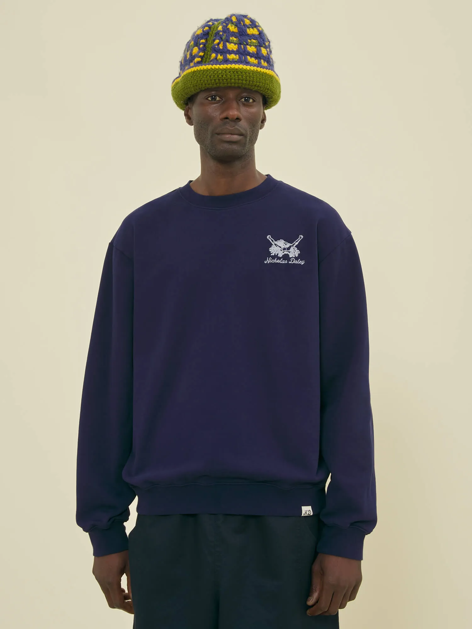 REGGAE KLUB SWEATSHIRT - MIDNIGHT sold by Nicholas Daley