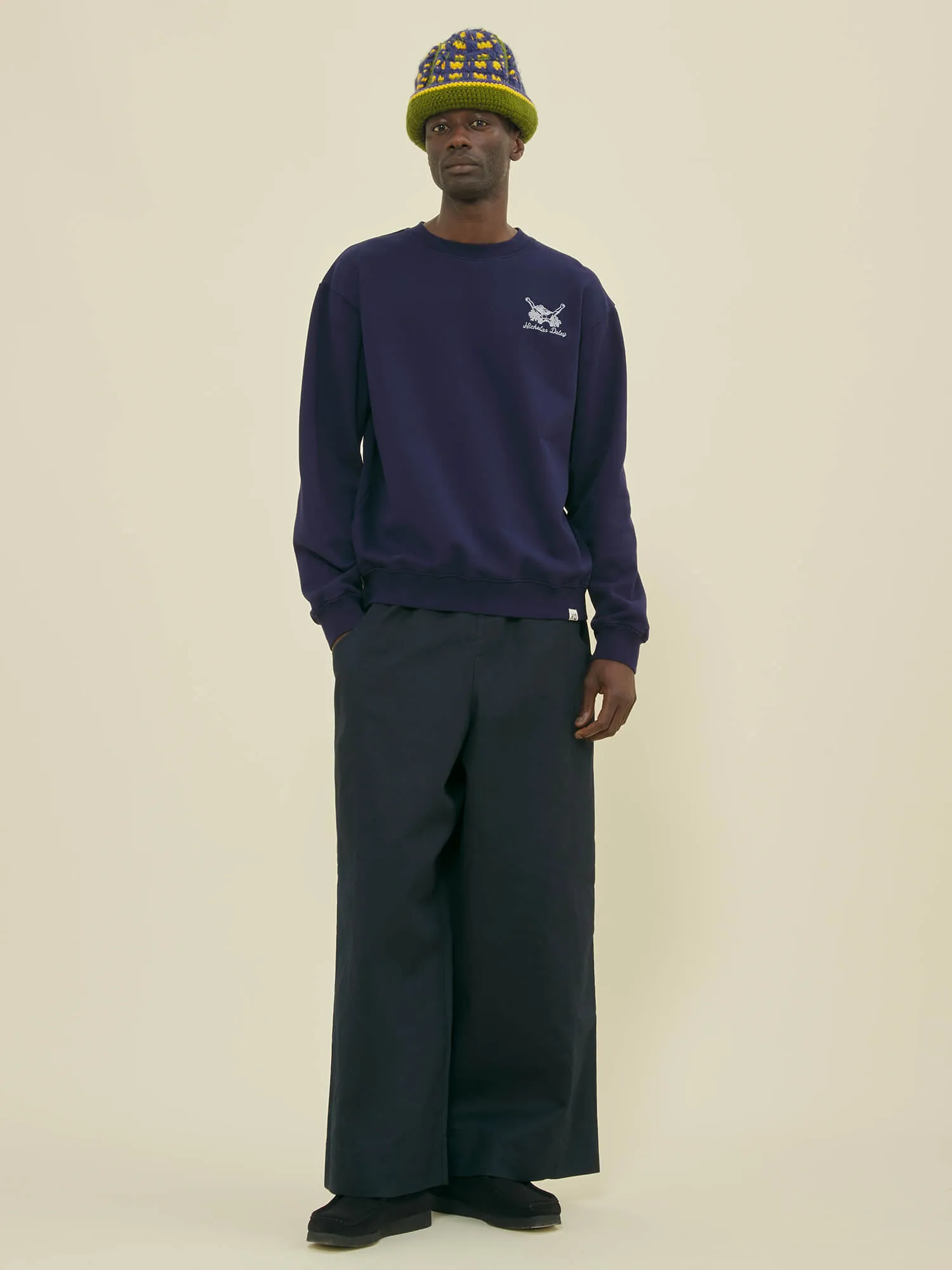 REGGAE KLUB SWEATSHIRT - MIDNIGHT sold by Nicholas Daley product image thumbnail 3