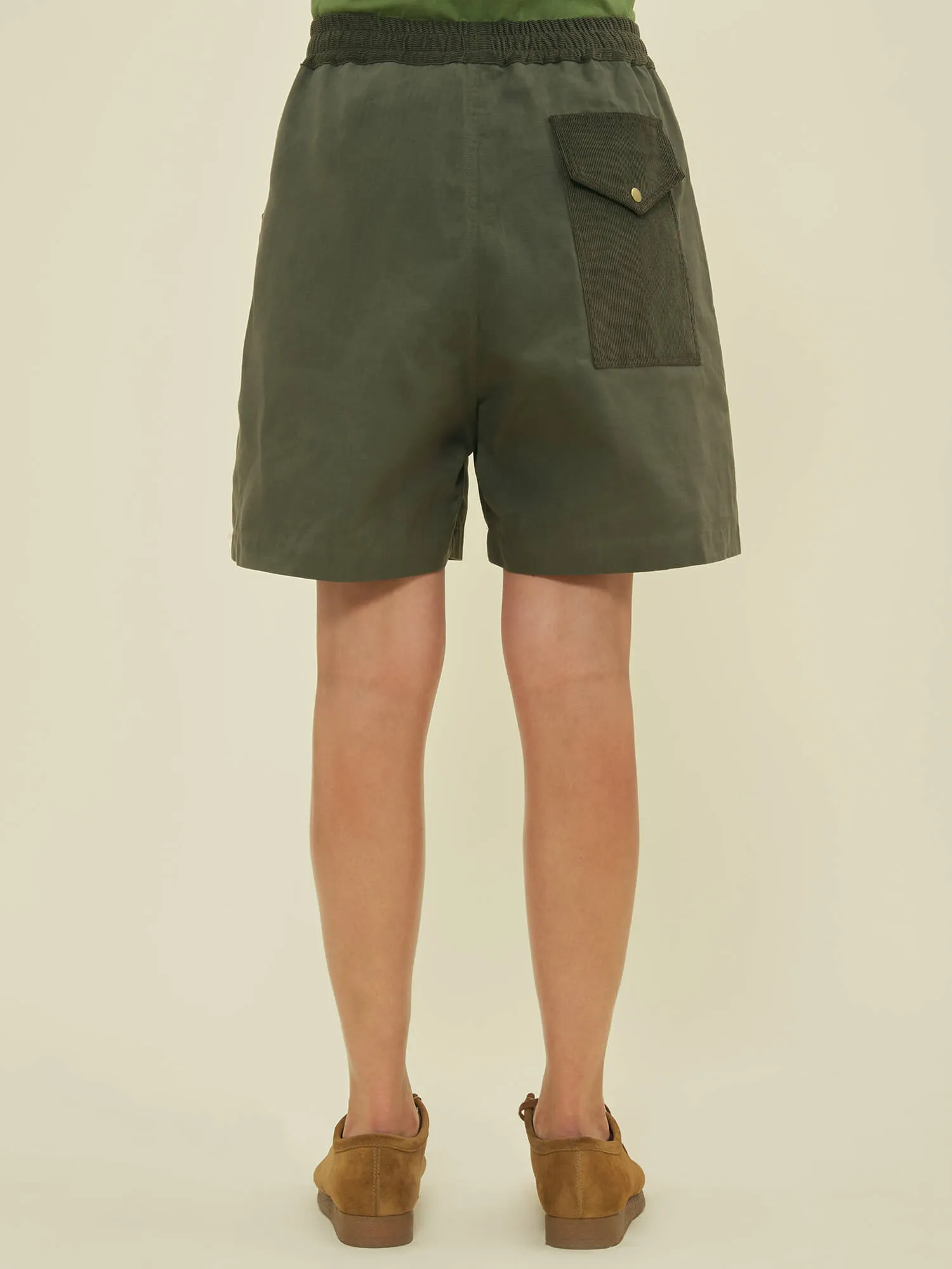 SCOUT SHORTS - OLIVE sold by Nicholas Daley product image thumbnail 4