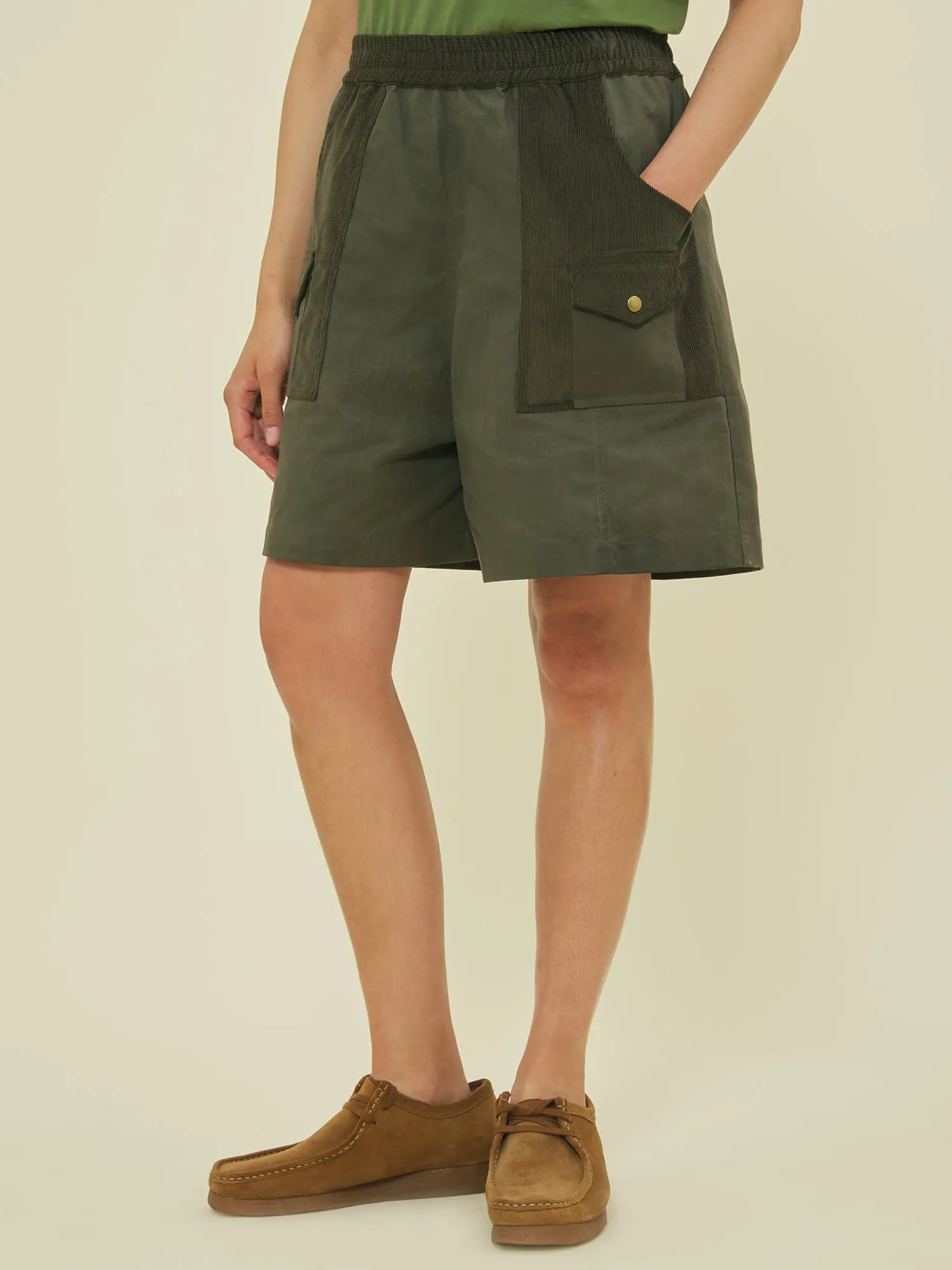 SCOUT SHORTS - OLIVE sold by Nicholas Daley product image thumbnail 3