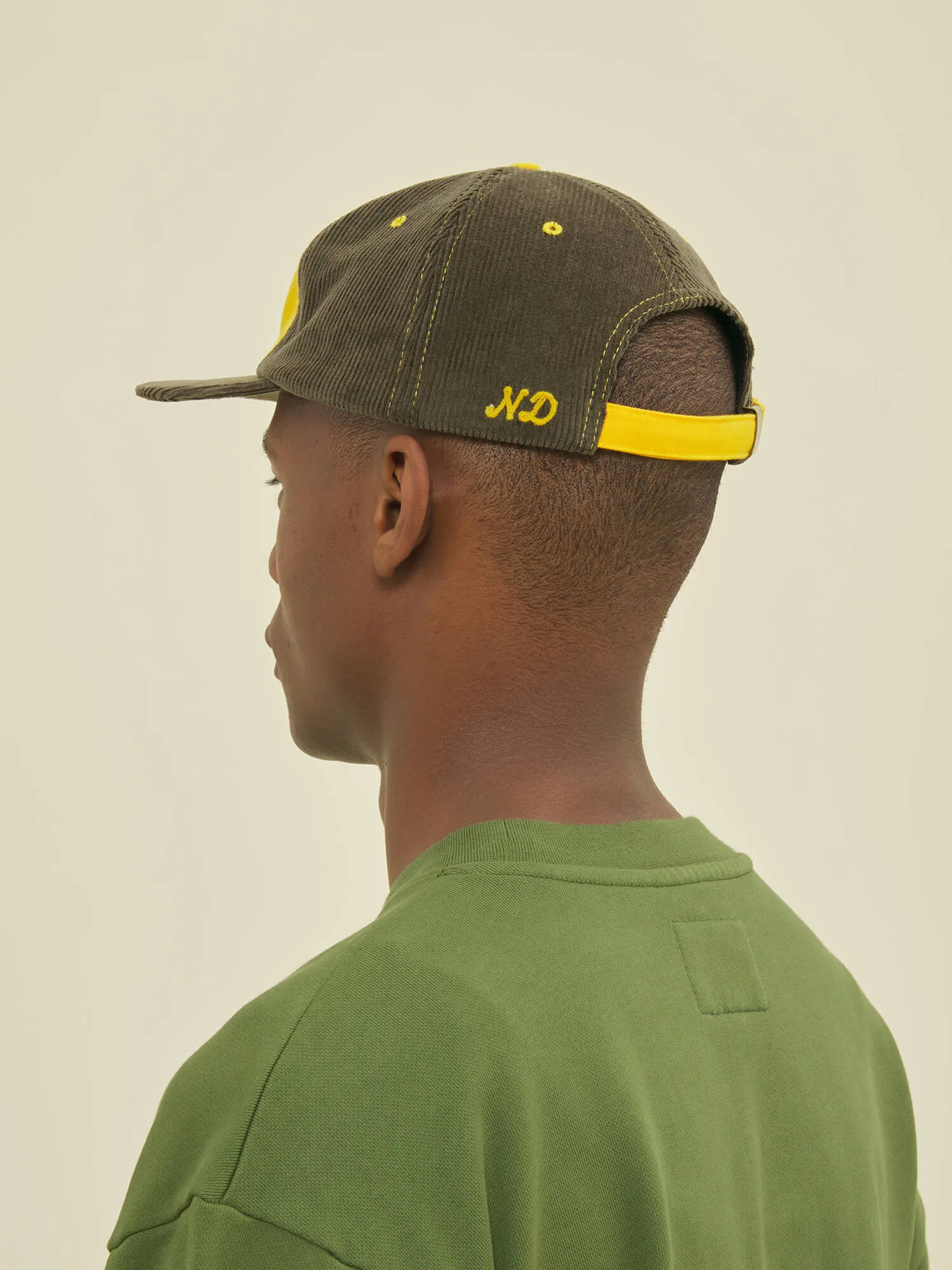 SHIELD CAP - GOLD/OLIVE sold by Nicholas Daley product image thumbnail 4