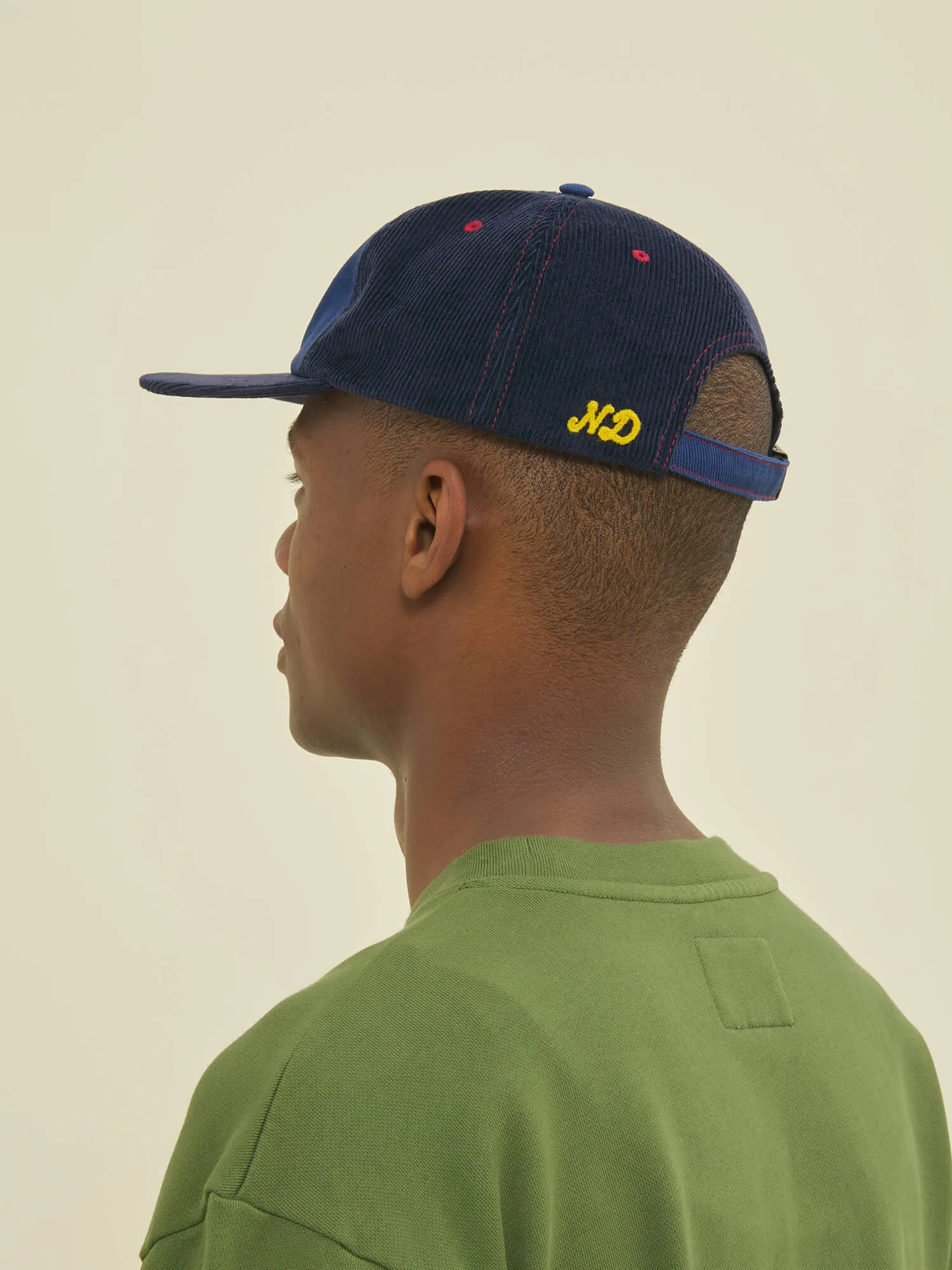 SLYGO CAP - NAVY sold by Nicholas Daley product image thumbnail 4