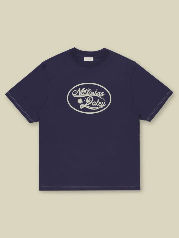 RECORDS TEE - MIDNIGHT made by Nicholas Daley