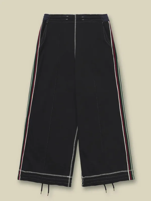 WIDE LEG TRACK PANT - MIDNIGHT made by Nicholas Daley