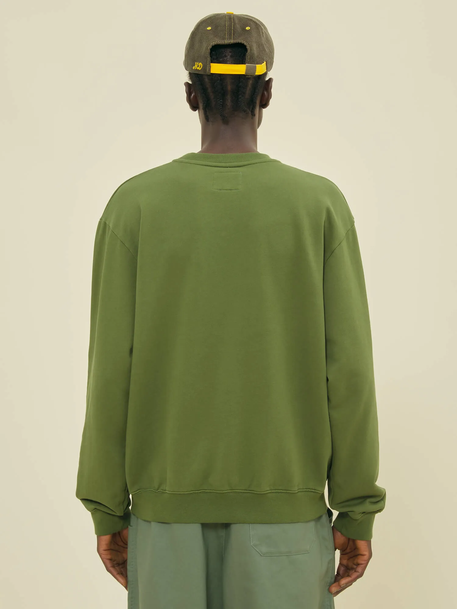 REGGAE KLUB SWEATSHIRT - OLIVE sold by Nicholas Daley product image thumbnail 2