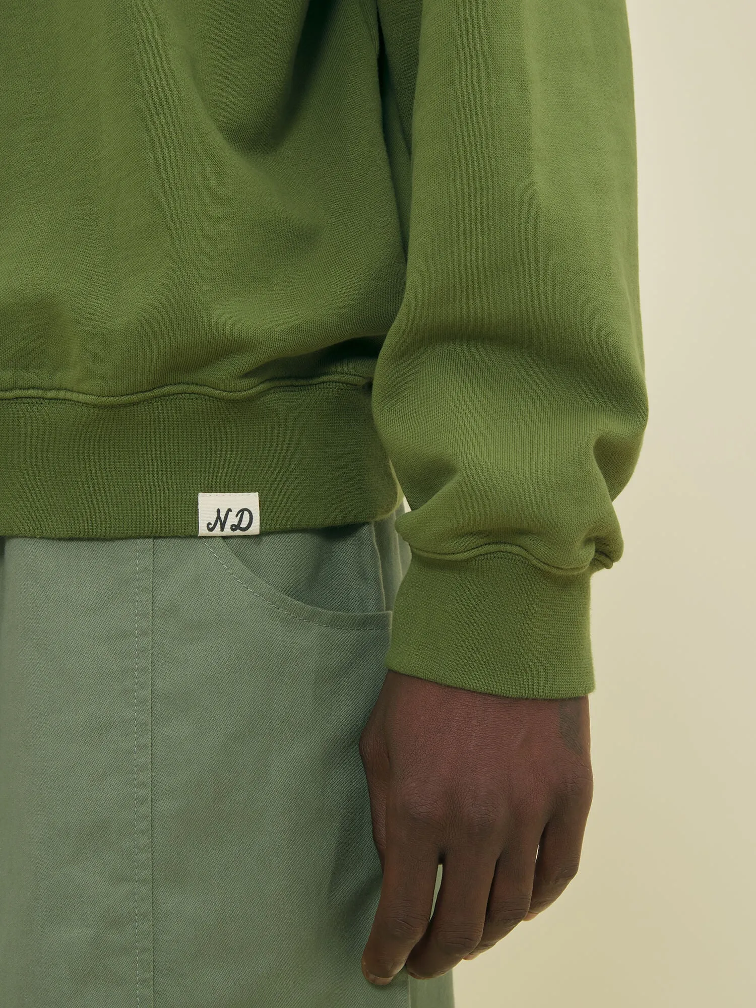 REGGAE KLUB SWEATSHIRT - OLIVE sold by Nicholas Daley product image thumbnail 5