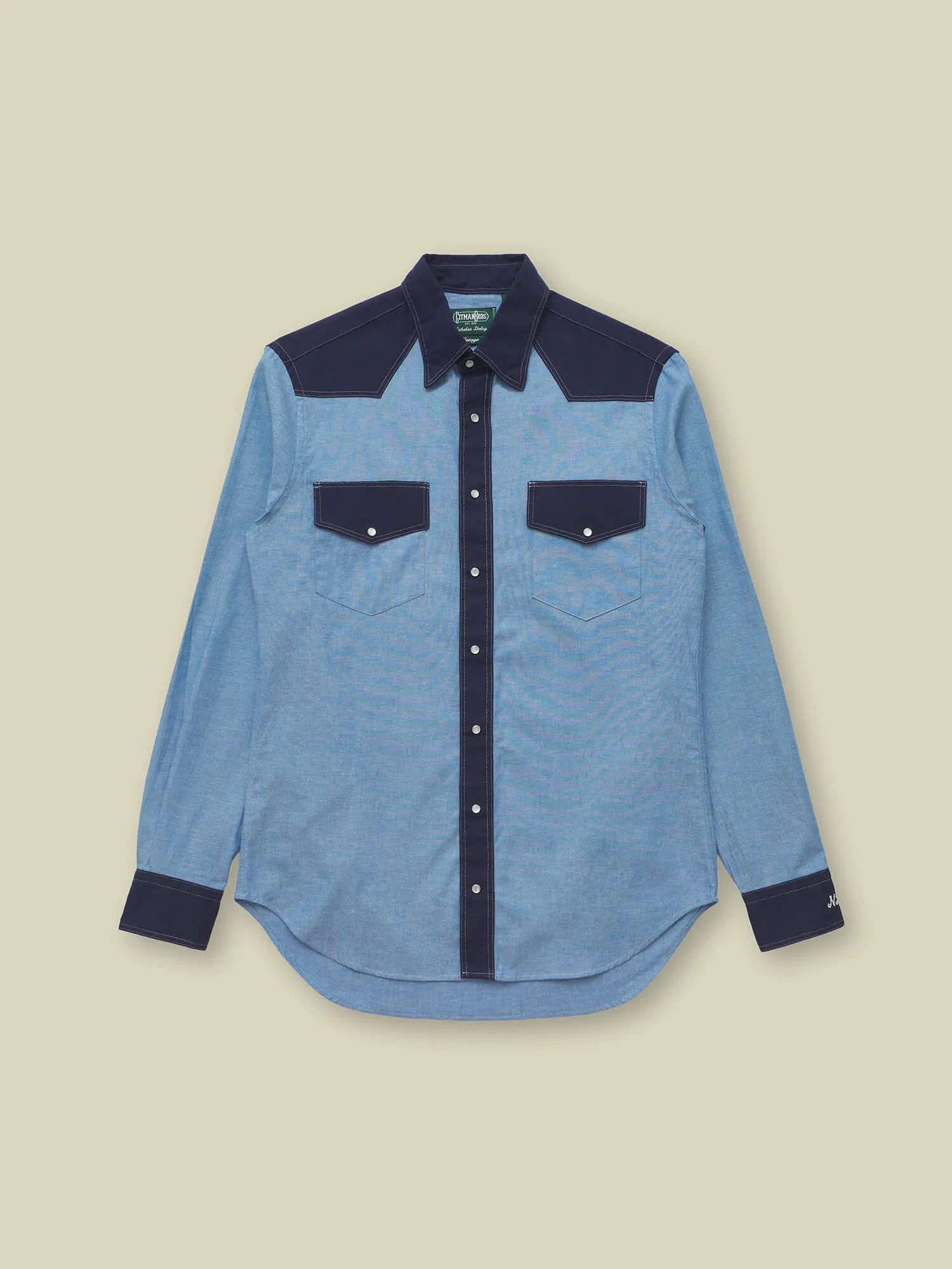 WESTERN SHIRT - CHAMBRAY sold by Nicholas Daley