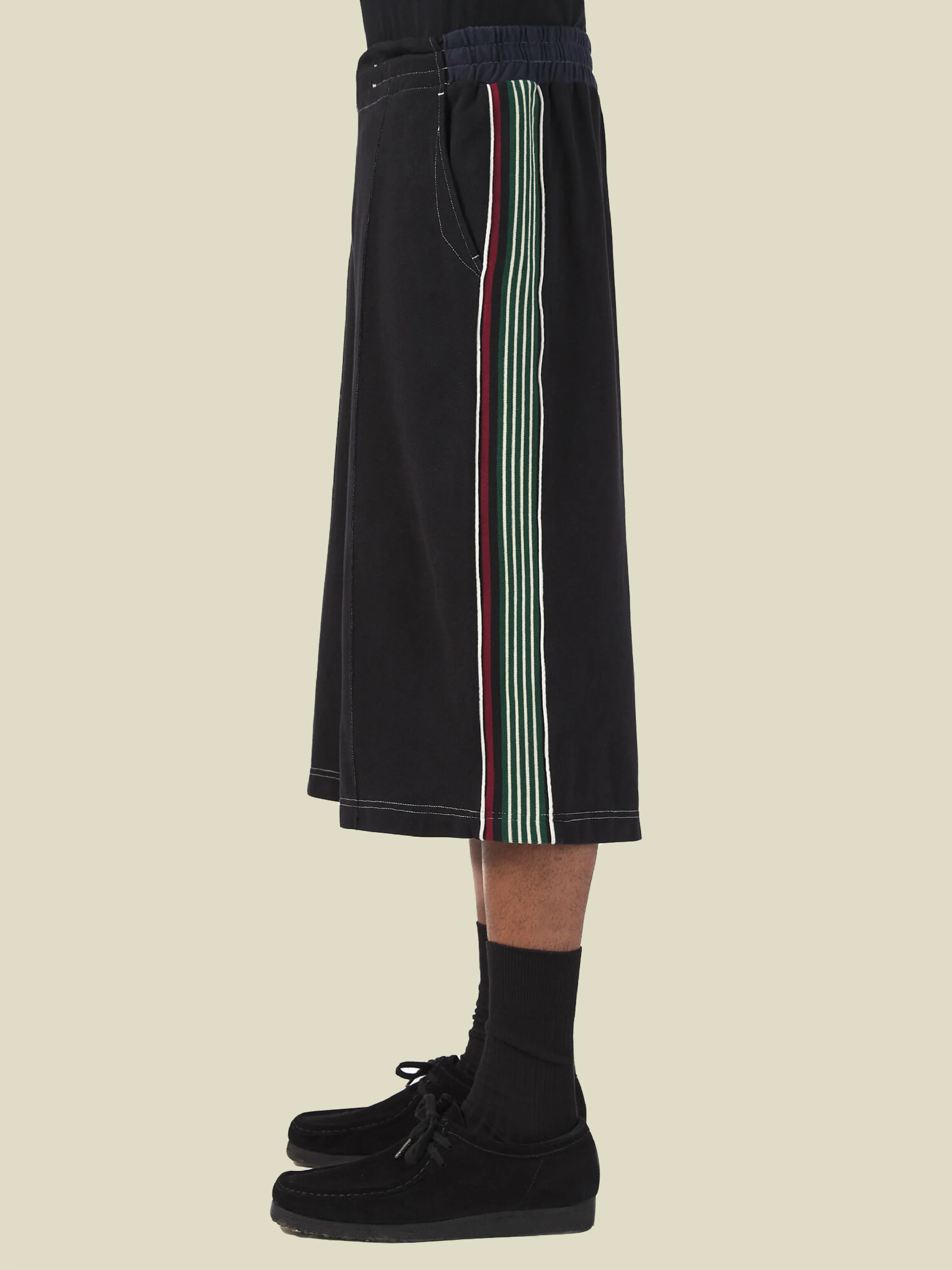 WIDE LEG TRACK SHORT - COTTON PIQUE sold by Nicholas Daley product image thumbnail 3
