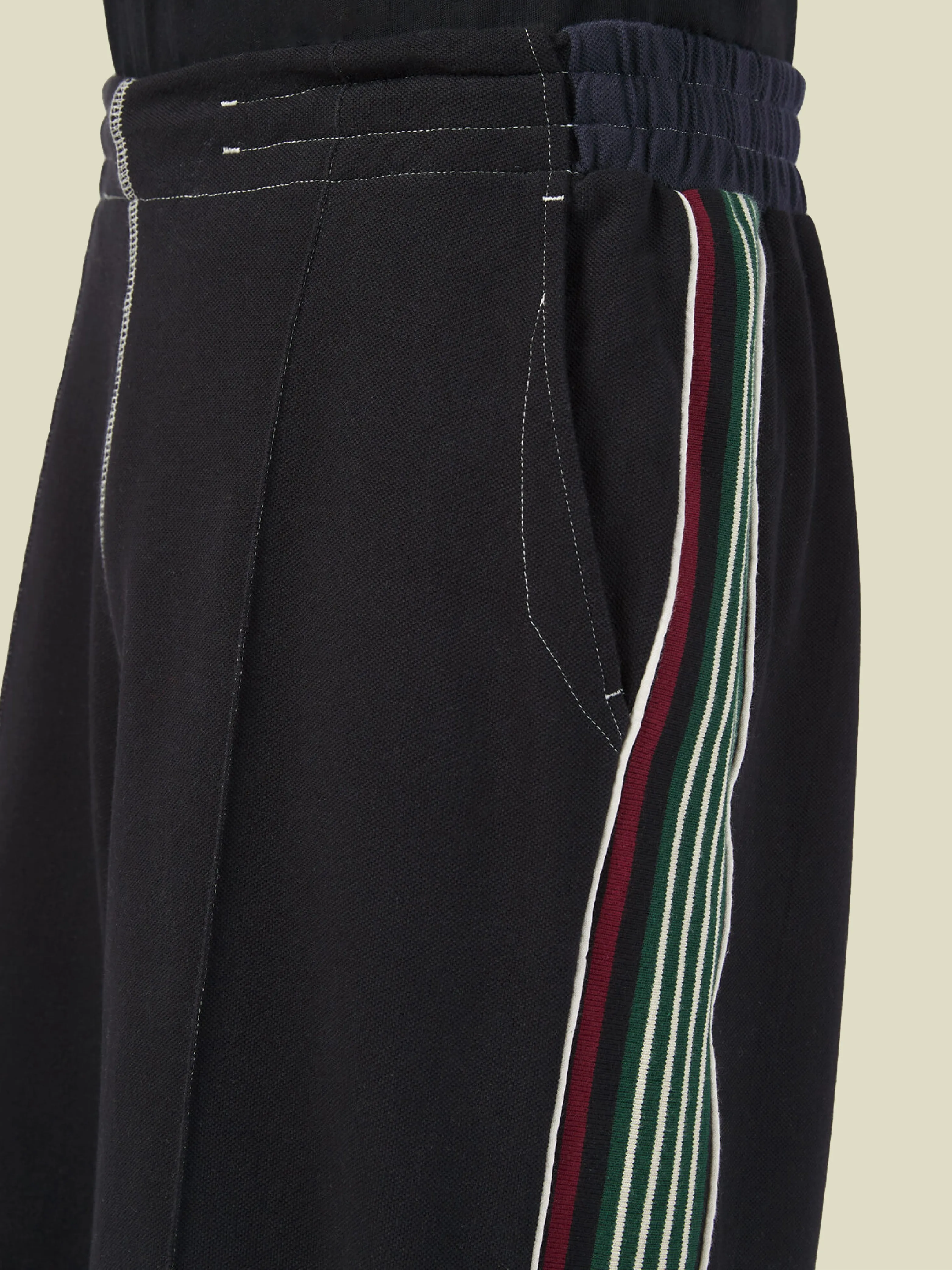 WIDE LEG TRACK SHORT - COTTON PIQUE sold by Nicholas Daley product image thumbnail 2