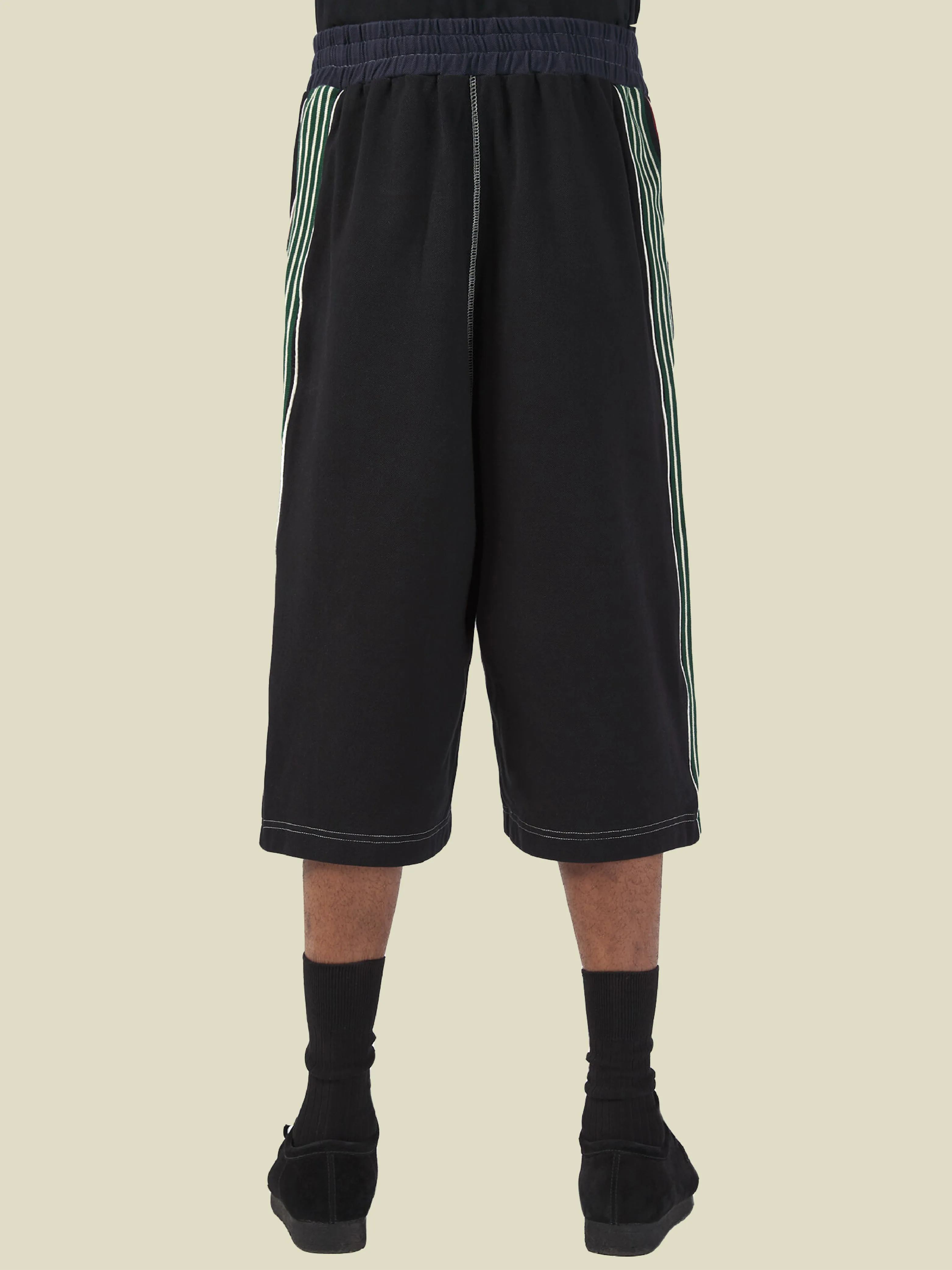 WIDE LEG TRACK SHORT - COTTON PIQUE sold by Nicholas Daley product image thumbnail 4