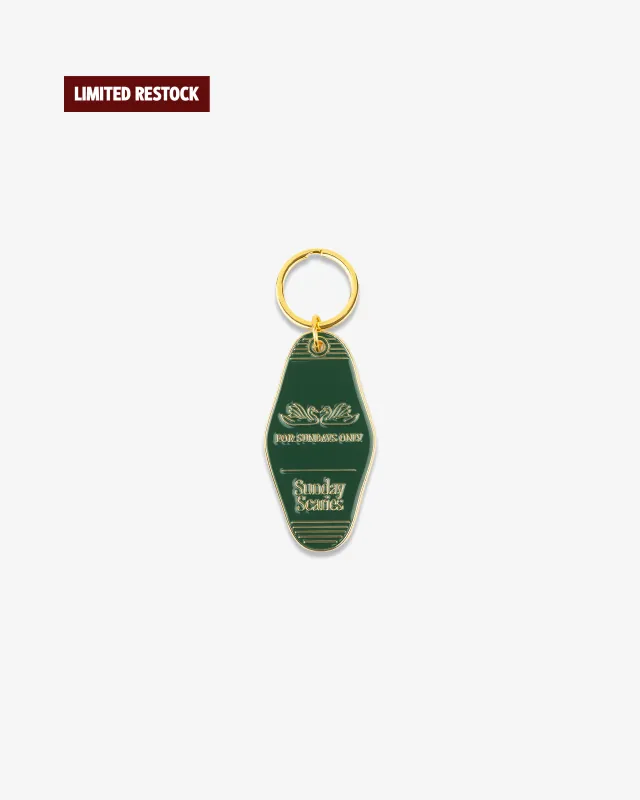 Sunday Scaries Keychain made by Dinner Service