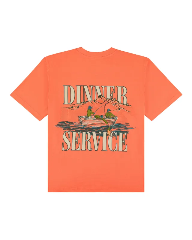 Fisherman Tee (Coral) made by Dinner Service