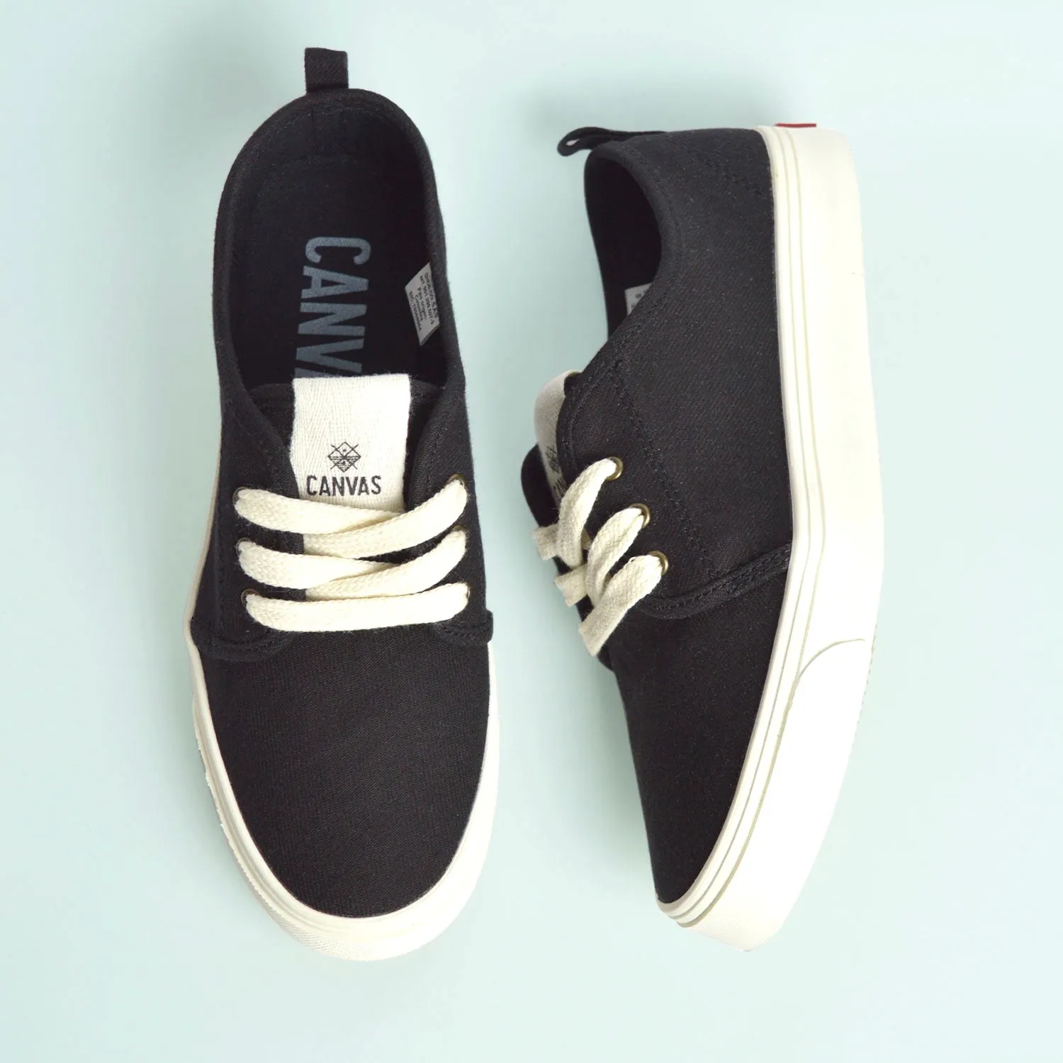 Tenis Mujer Patio Lona Negro DISPONIBILIDAD INMEDIATA sold by Canvas