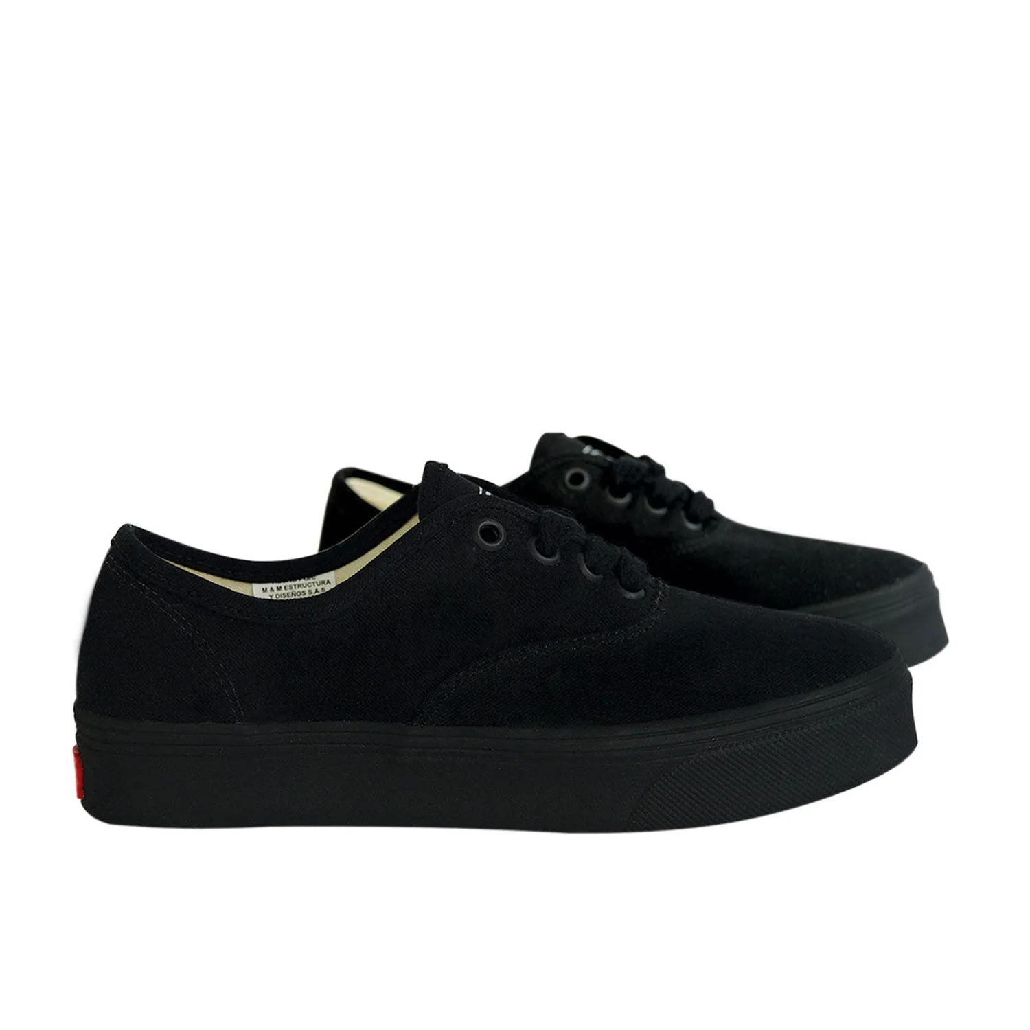Tenis Mujer PH Lona Negro x Negro sold by Canvas product image thumbnail 3