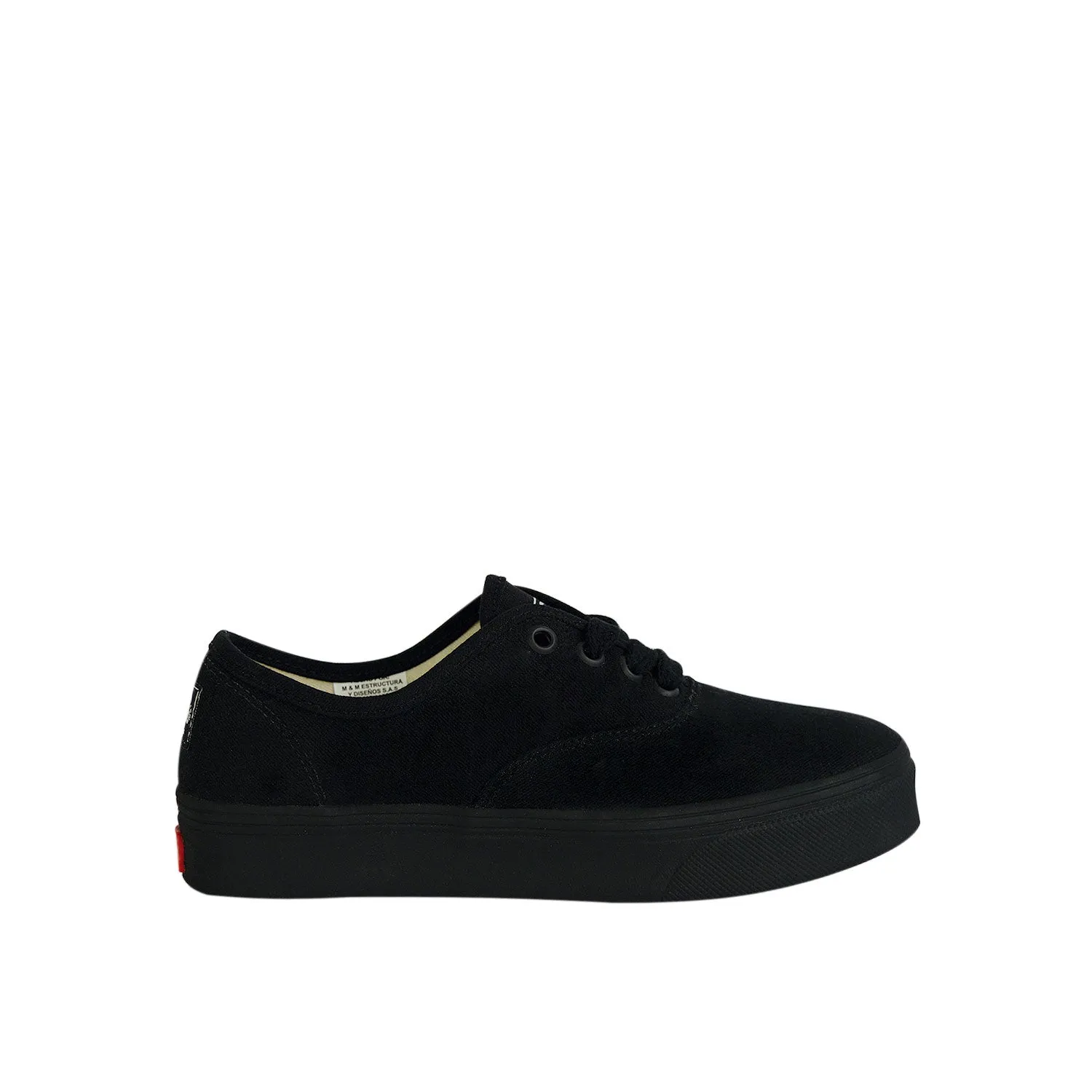 Tenis Mujer PH Lona Negro x Negro sold by Canvas