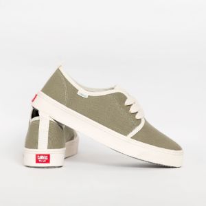 Tenis Mujer Patio Lona Verde X Beige DISPONIBILIDAD INMEDIATA sold by Canvas