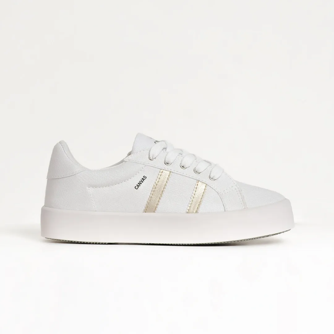 Tenis Mujer Nilo Blanco x Dorado DISPONIBILIDAD INMEDIATA sold by Canvas