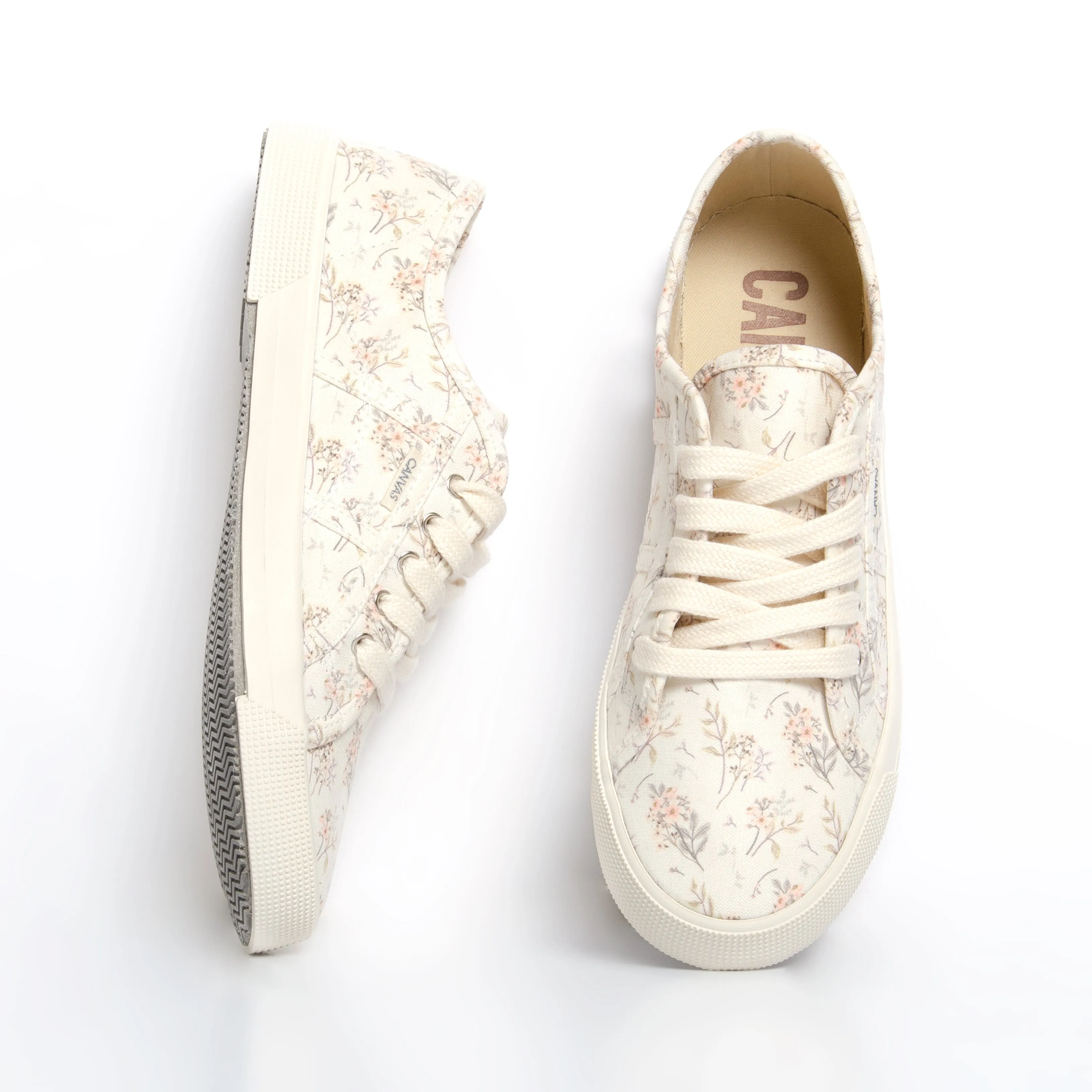 Tenis Mujer Iberia Floral Beige DISPONIBILIDAD INMEDIATA sold by Canvas product image thumbnail 2