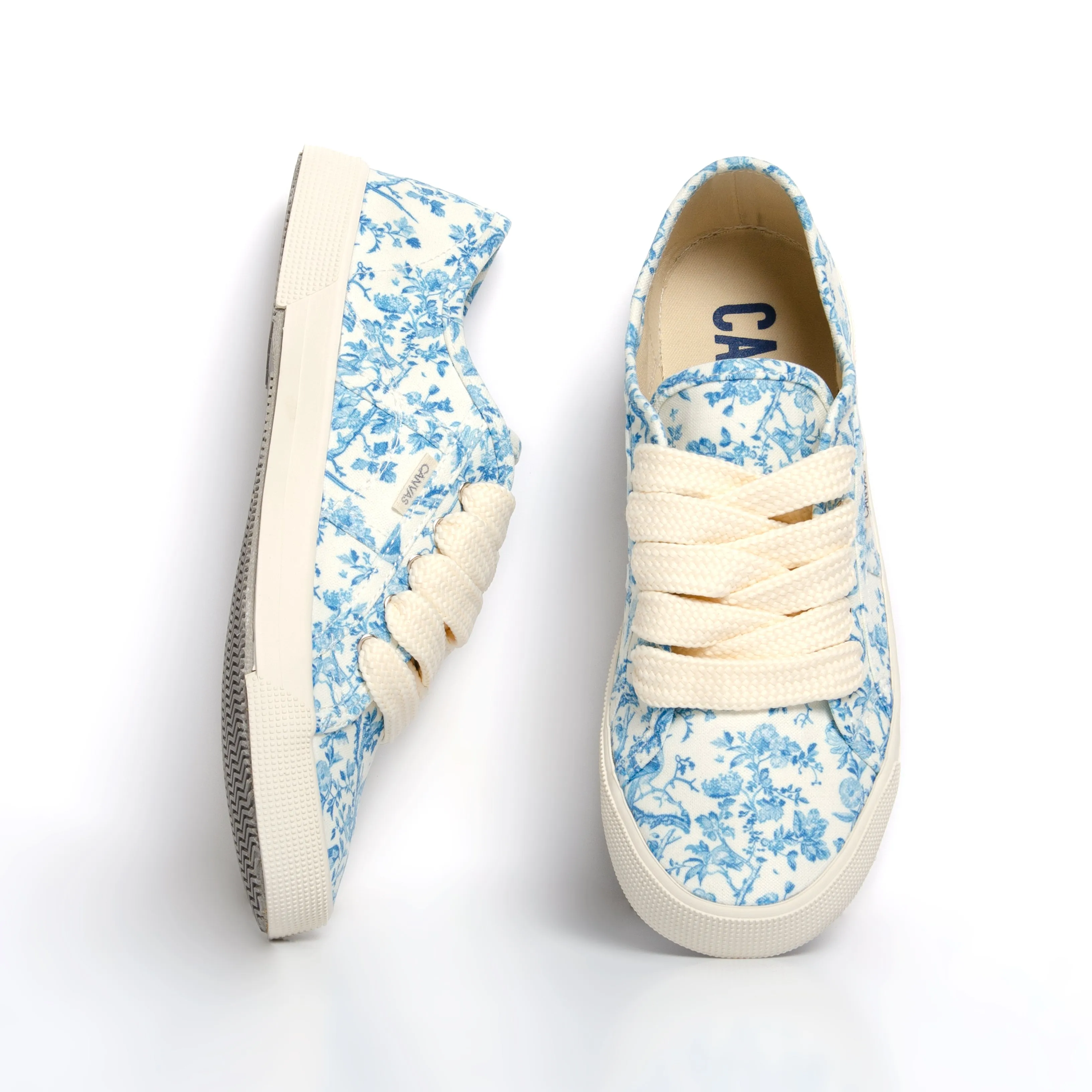 Tenis Mujer Iberia Flores Azules DISPONIBILIDAD INMEDIATA sold by Canvas product image thumbnail 2