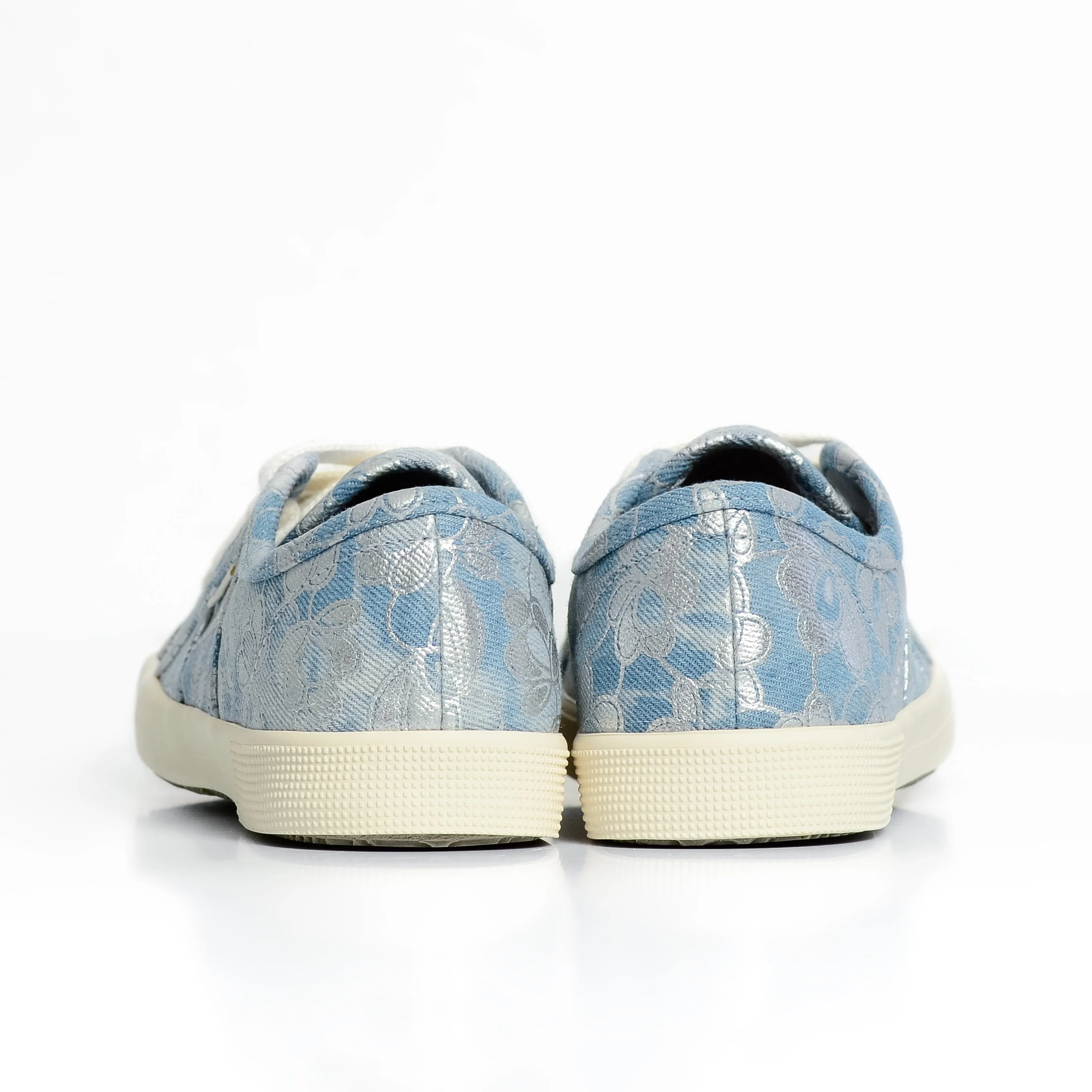 Tenis Mujer Iberia Lona Flores Plata DISPONIBILIDAD INMEDIATA sold by Canvas product image thumbnail 4