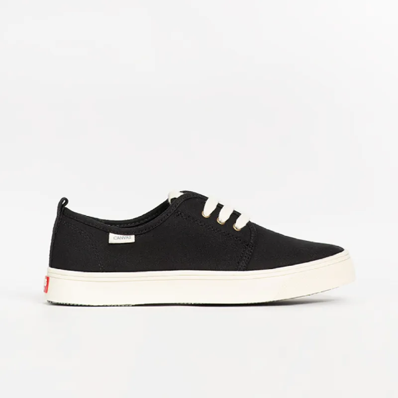 Tenis Mujer Patio Lona Negro DISPONIBILIDAD INMEDIATA sold by Canvas