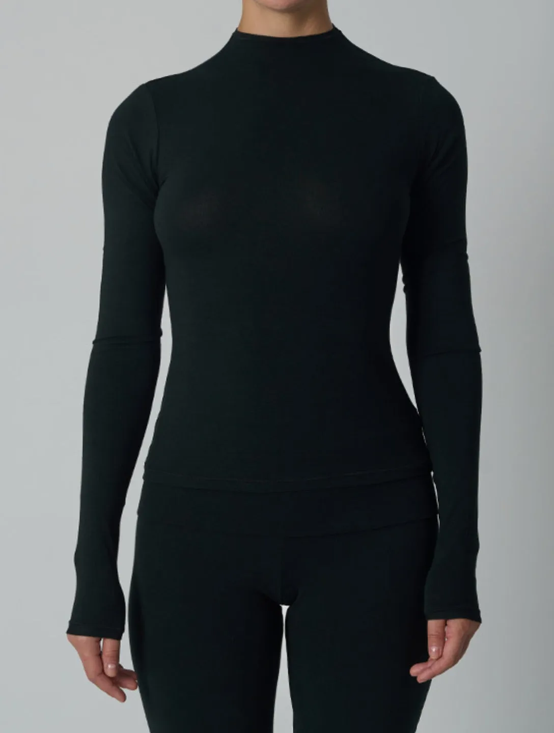 Cotton Classic High Neck Longsleeve sold by HeyShape product image thumbnail 4