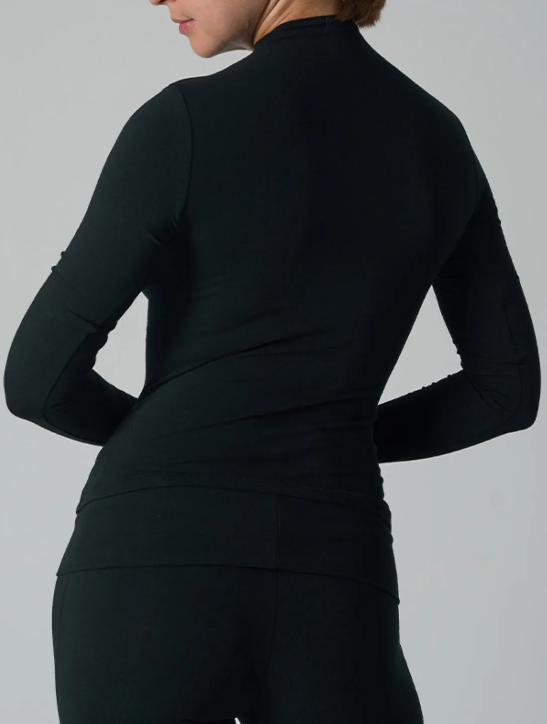 Cotton Classic High Neck Longsleeve sold by HeyShape product image thumbnail 3