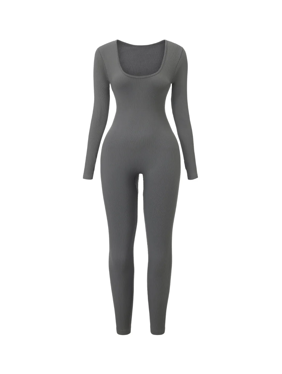 Ribbed Square Neck Jumpsuit sold by HeyShape product image thumbnail 2