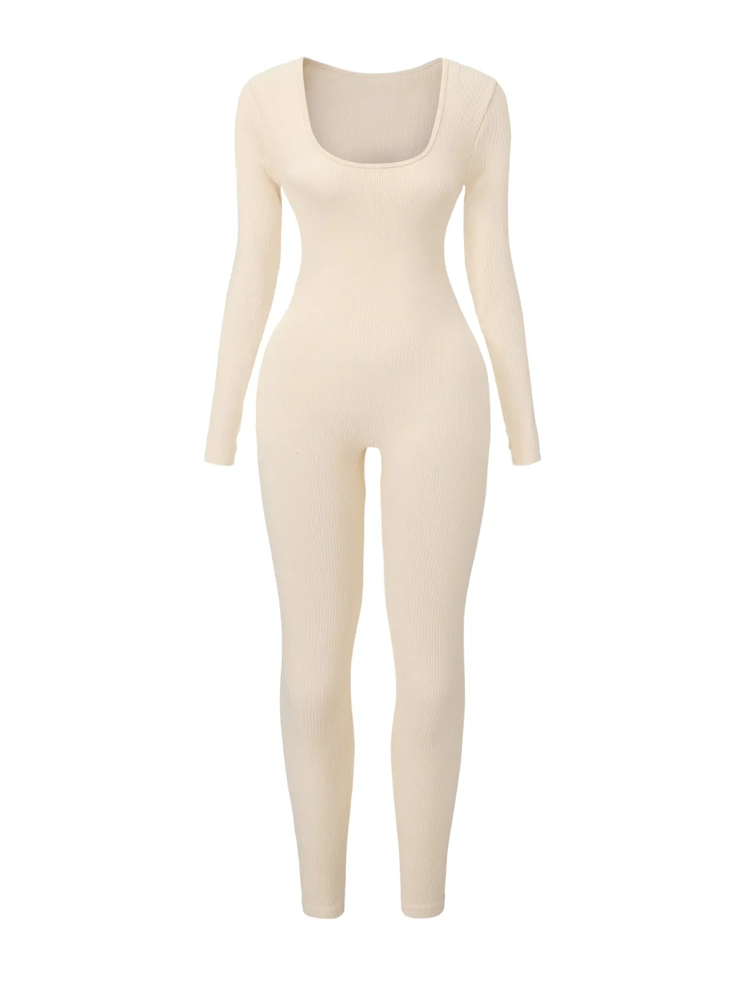 Ribbed Square Neck Jumpsuit sold by HeyShape product image thumbnail 5