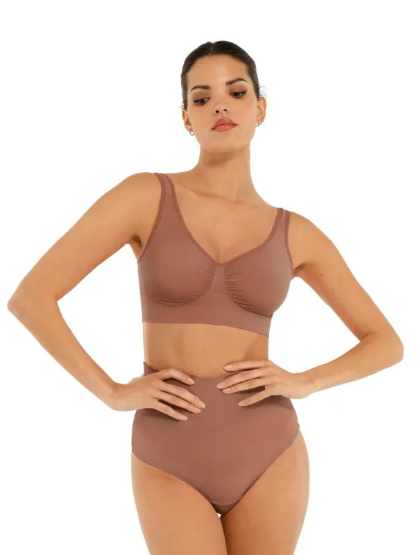 Snatched Wide Straps Bra sold by HeyShape