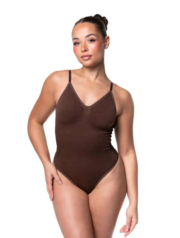 Low Back Snatched Thong Bodysuit sold by HeyShape