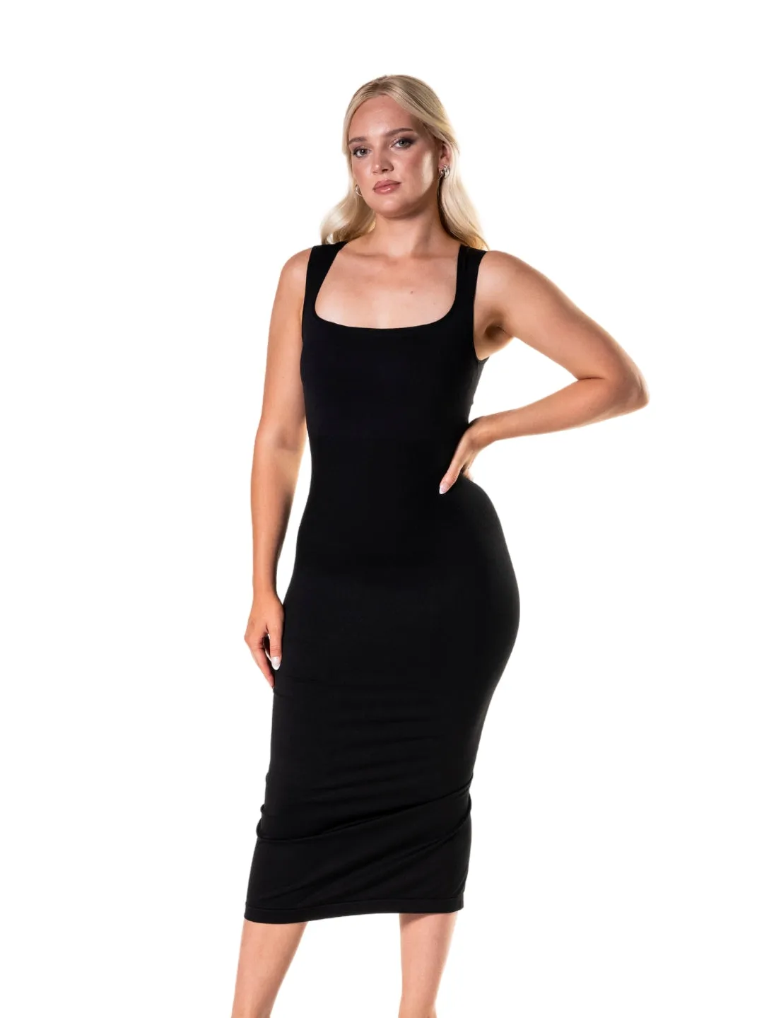 Square Neck Shapewear Dress sold by HeyShape product image thumbnail 4