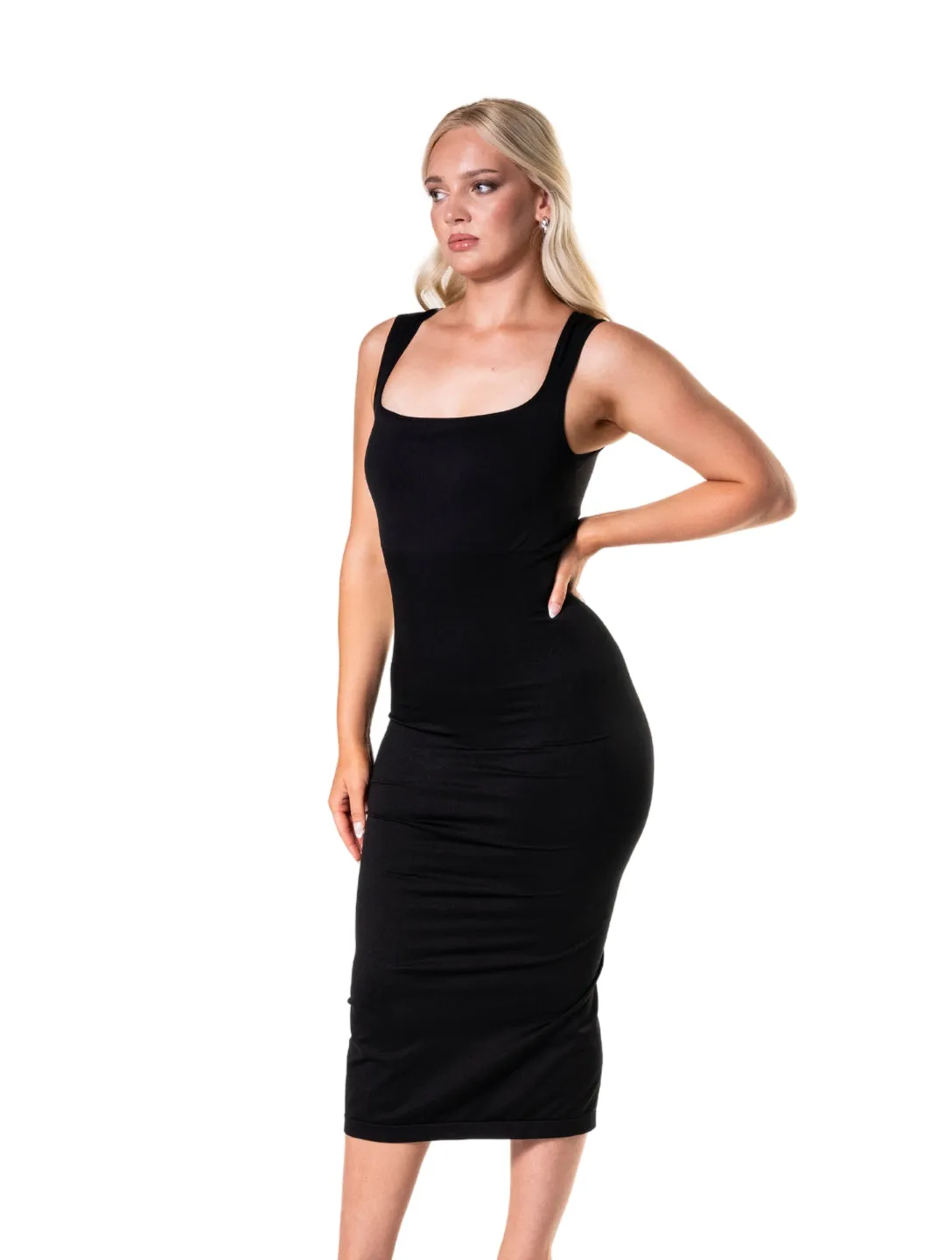 Square Neck Shapewear Dress sold by HeyShape product image thumbnail 5