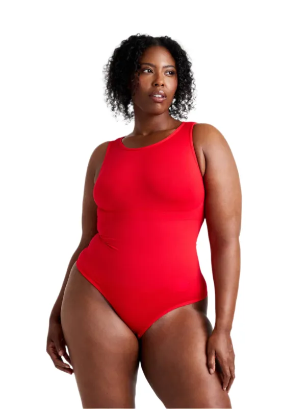 Round Neck Thong Bodysuit sold by HeyShape