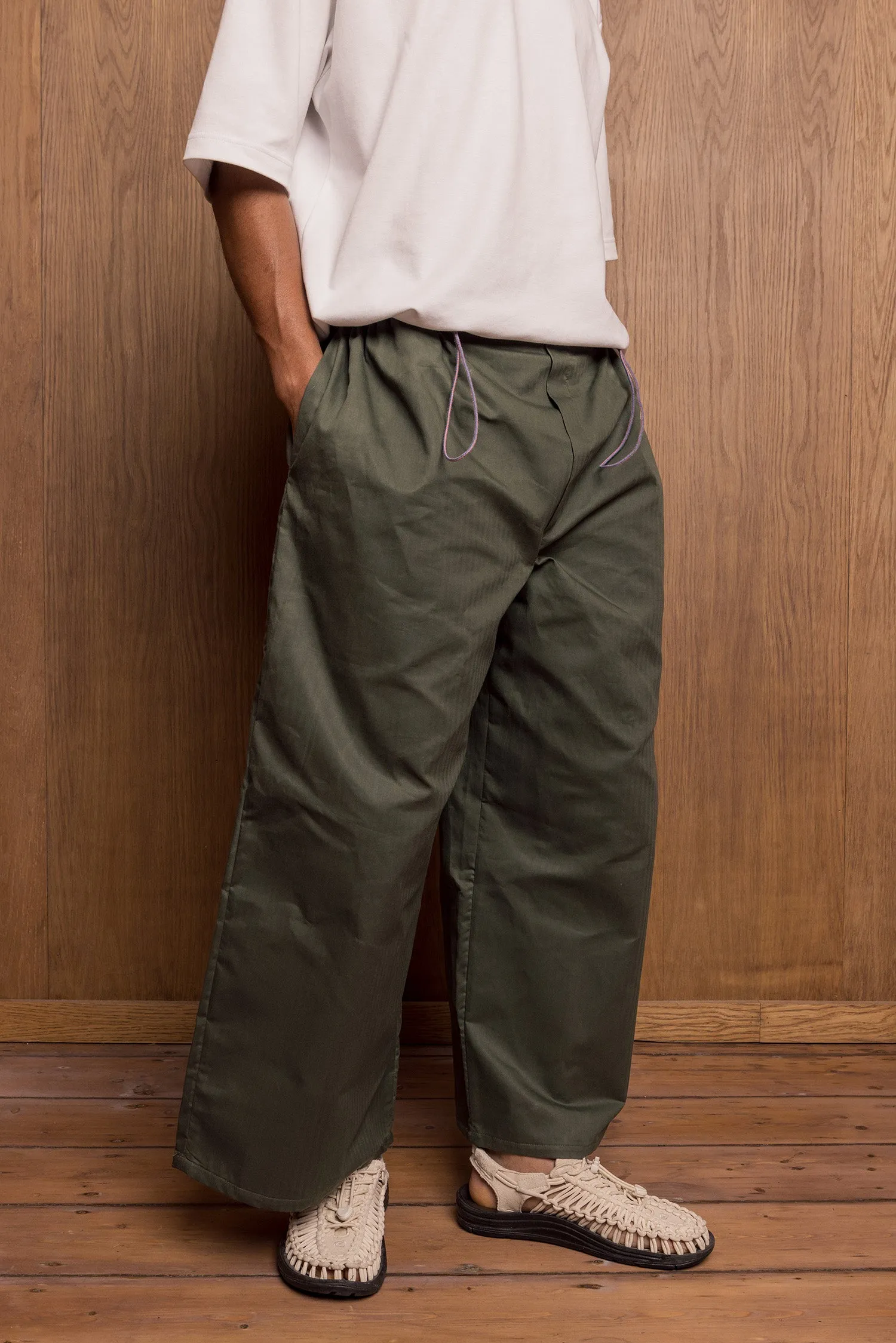 Kamotsu Pants in Khaki sold by Emiko Studios product image thumbnail 2
