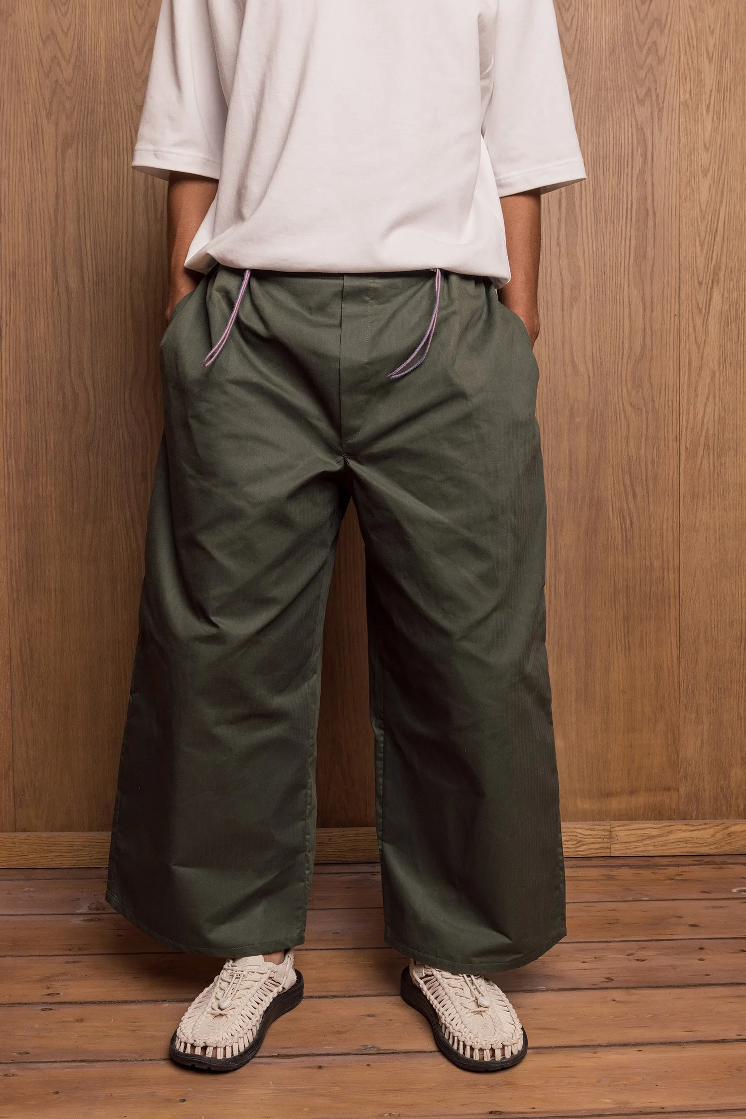Kamotsu Pants in Khaki sold by Emiko Studios product image thumbnail 4