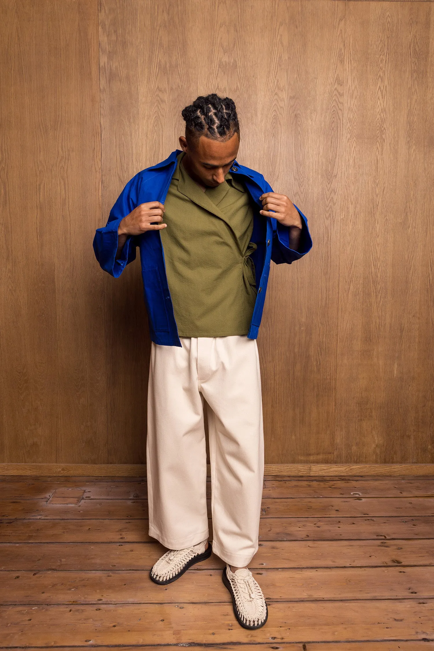 Sana Pants in Ecru sold by Emiko Studios product image thumbnail 5