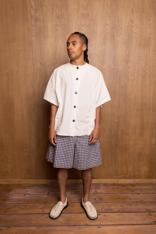 Kinchaku Shirt in off-White sold by Emiko Studios