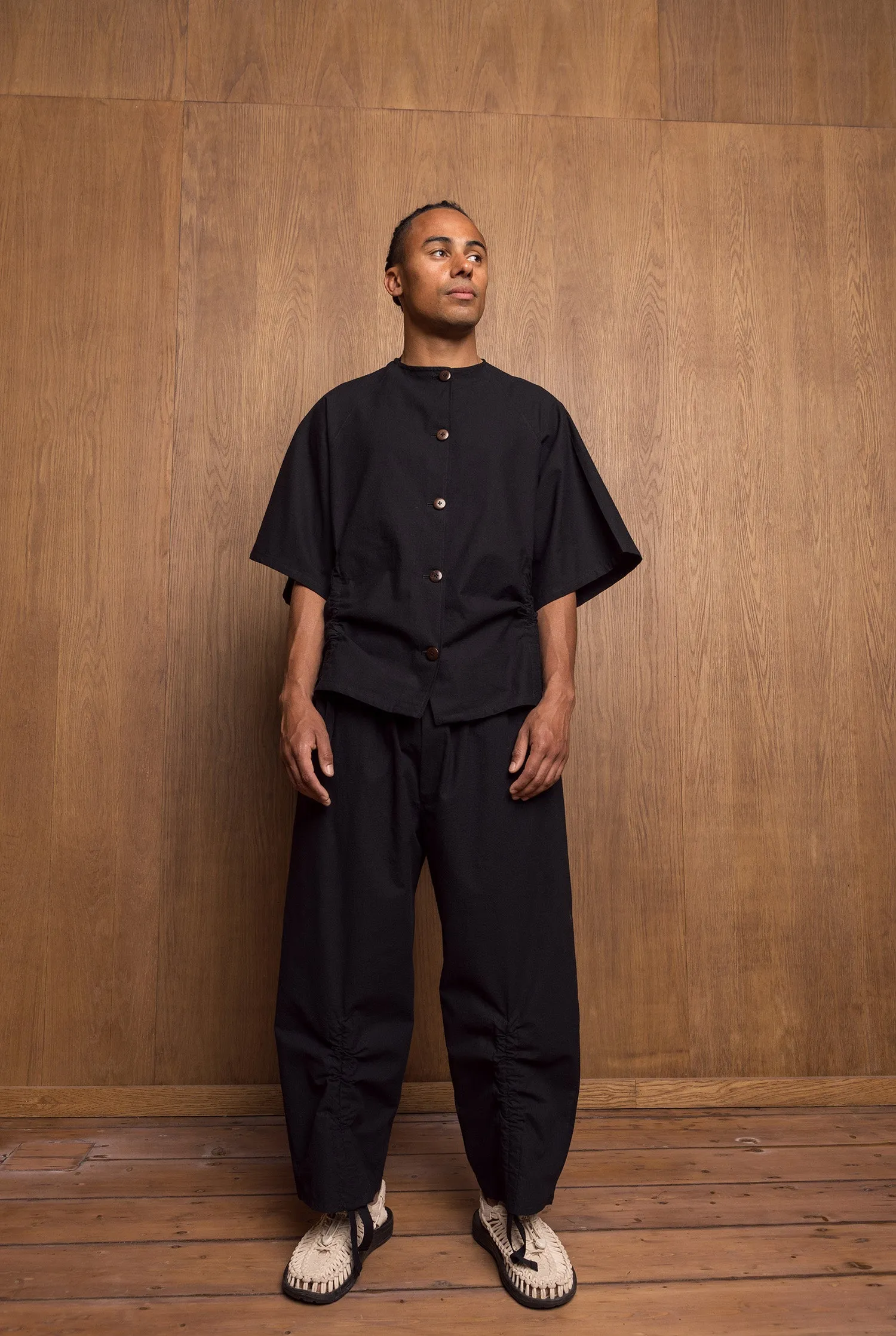 Kinchaku Shirt in Black sold by Emiko Studios product image thumbnail 3