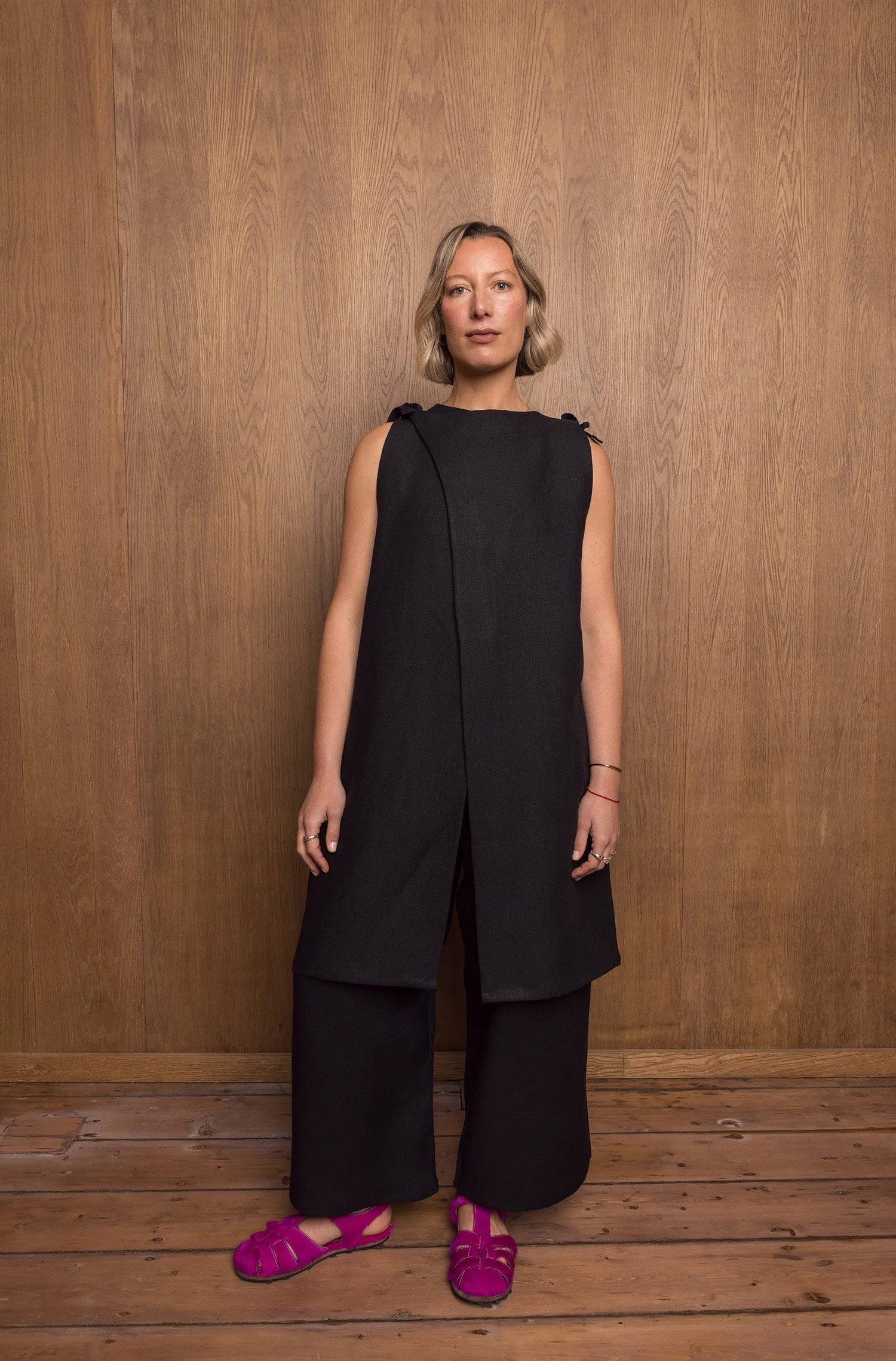 Ni Tunic in Black sold by Emiko Studios