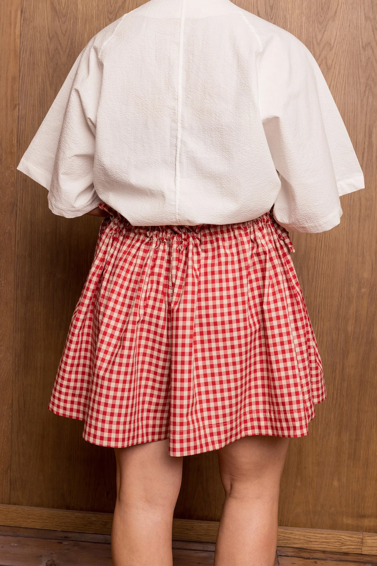Kuro Shorts in Red Gingham sold by Emiko Studios product image thumbnail 5