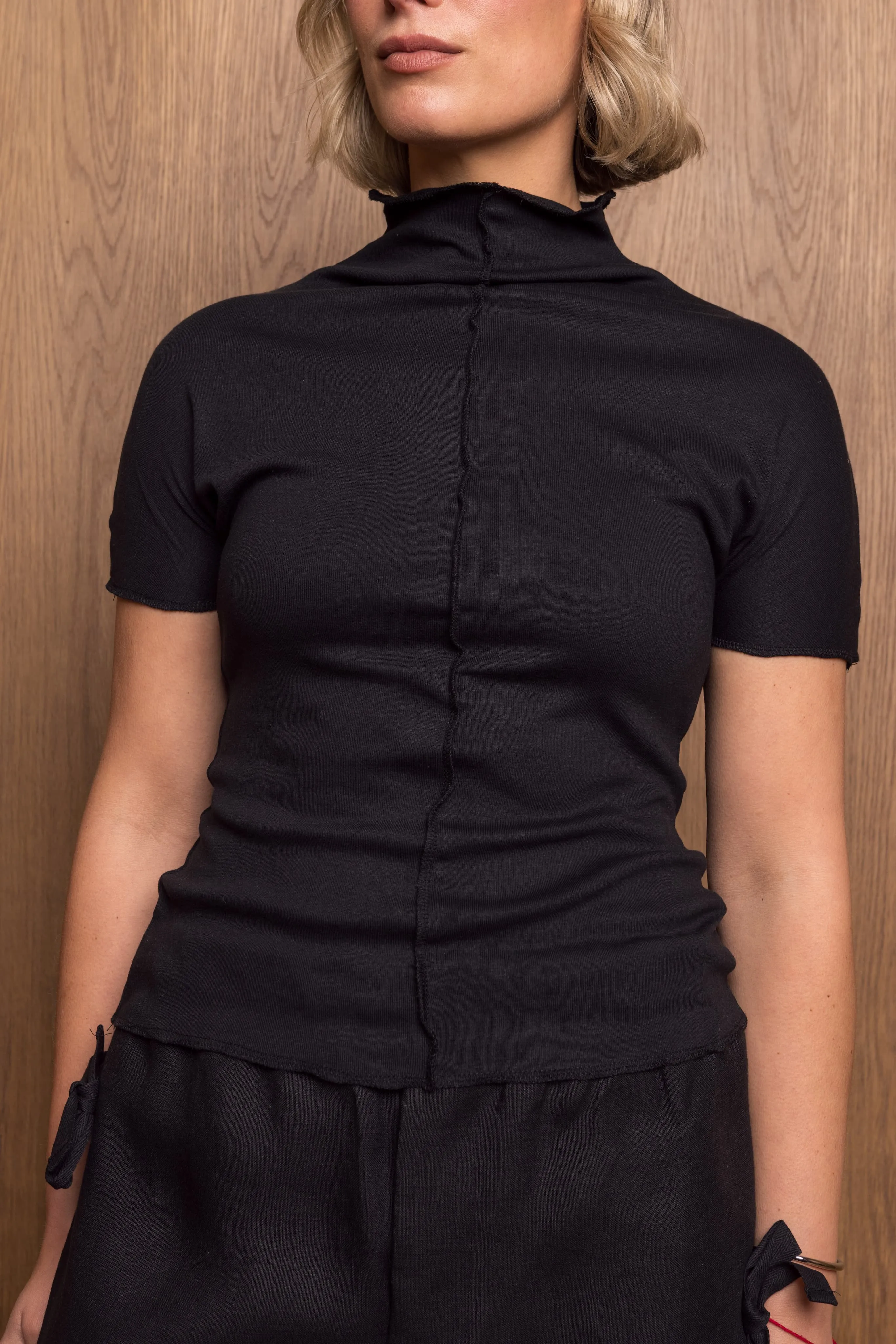 Jājī T-Shirt in Black sold by Emiko Studios