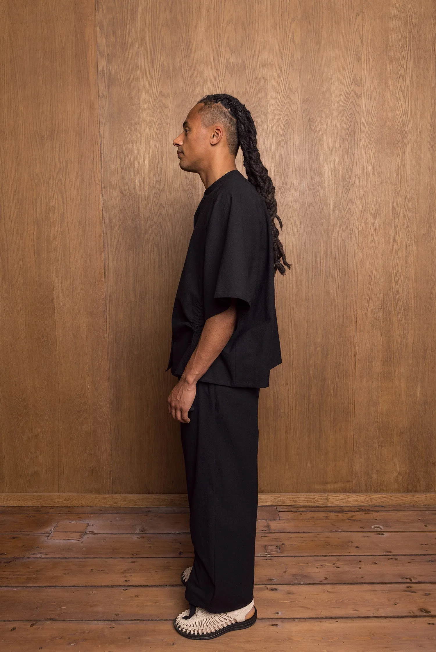 Kinchaku Pants in Black sold by Emiko Studios product image thumbnail 3