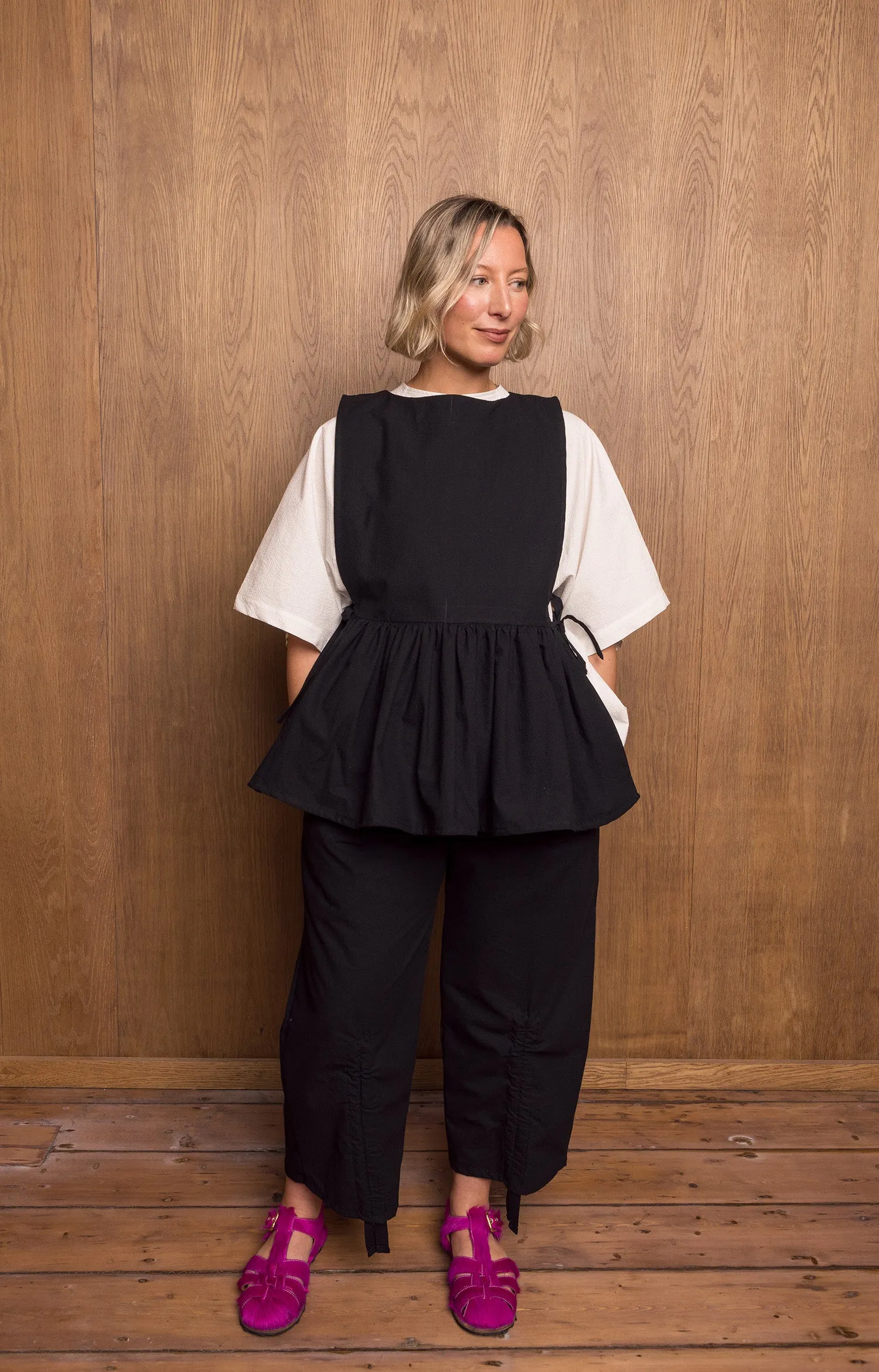 Kinchaku Pants in Black sold by Emiko Studios product image thumbnail 2