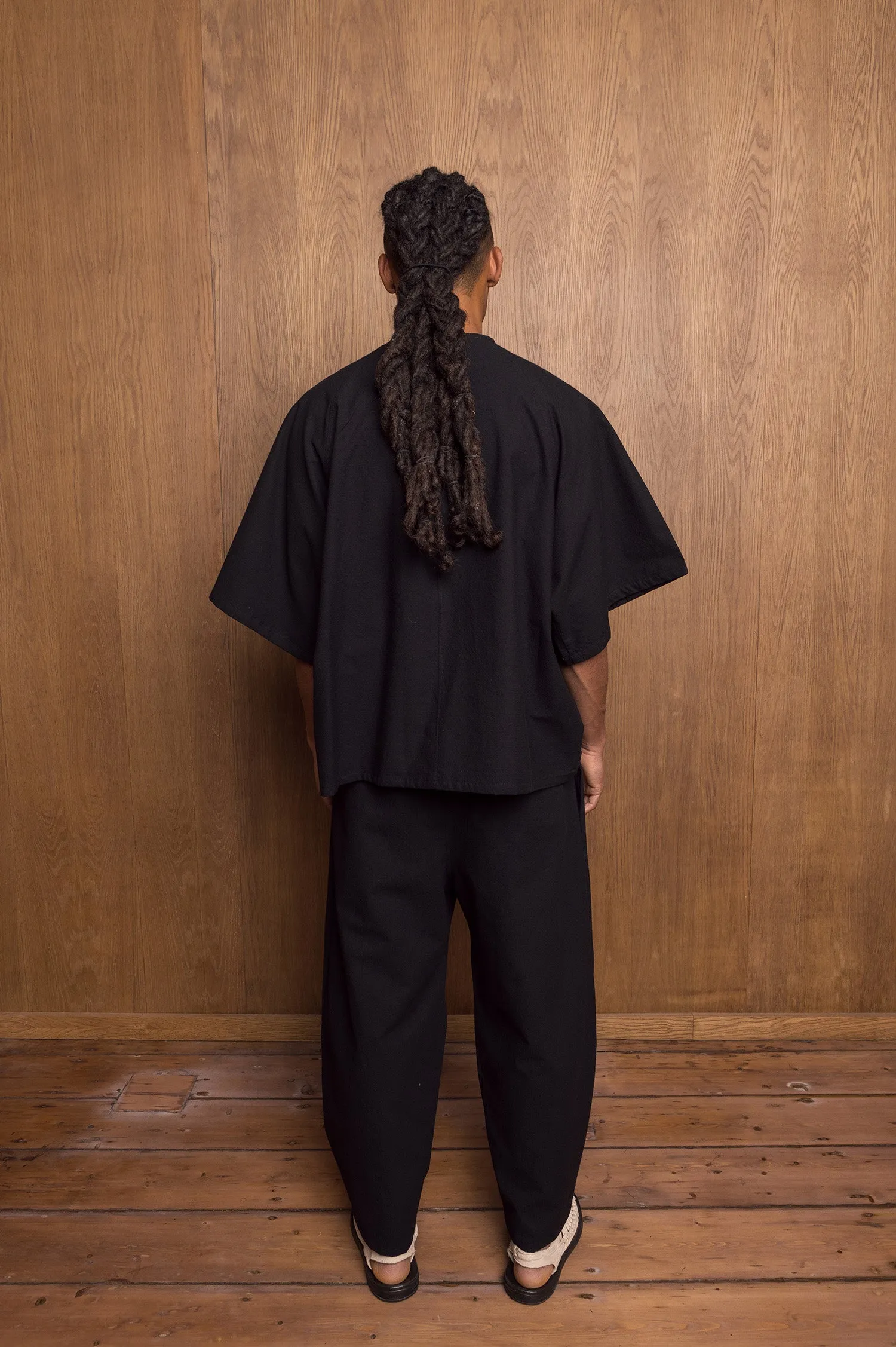 Kinchaku Pants in Black sold by Emiko Studios product image thumbnail 5