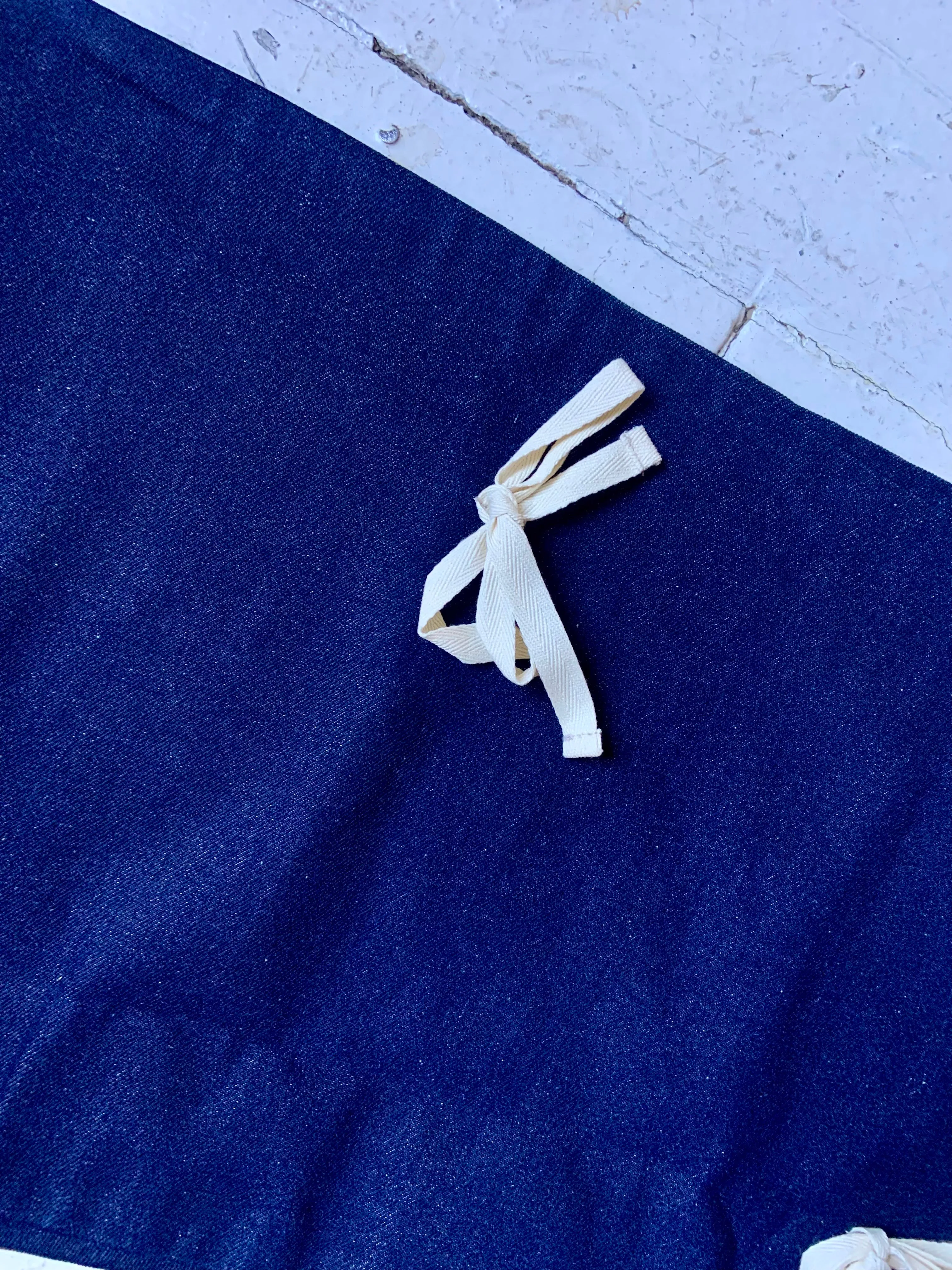 Bow Sana Pants in Indigo Denim Sample (XL-XXL) sold by Emiko Studios product image thumbnail 3