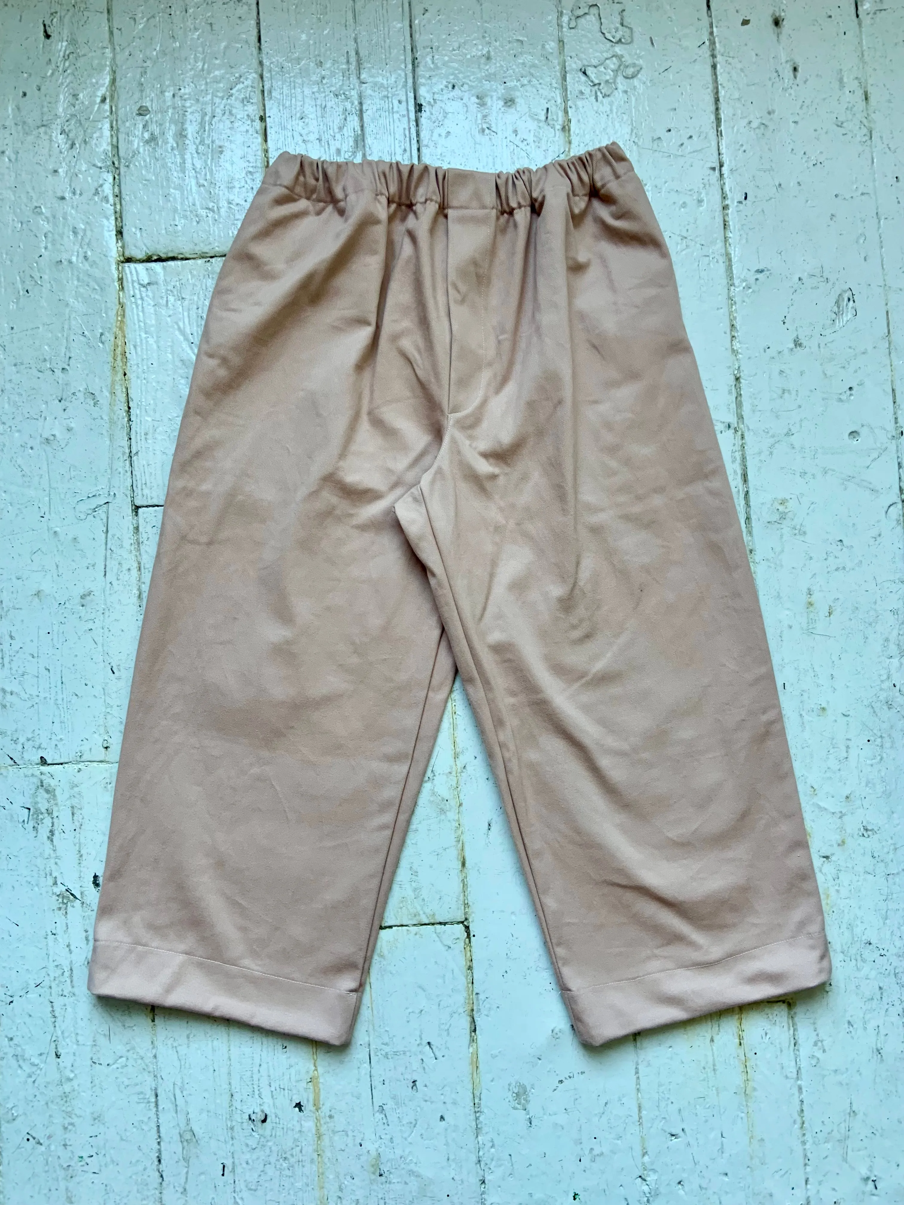 Sana Pants in Pink Denim Limited Edition (L-XL) sold by Emiko Studios